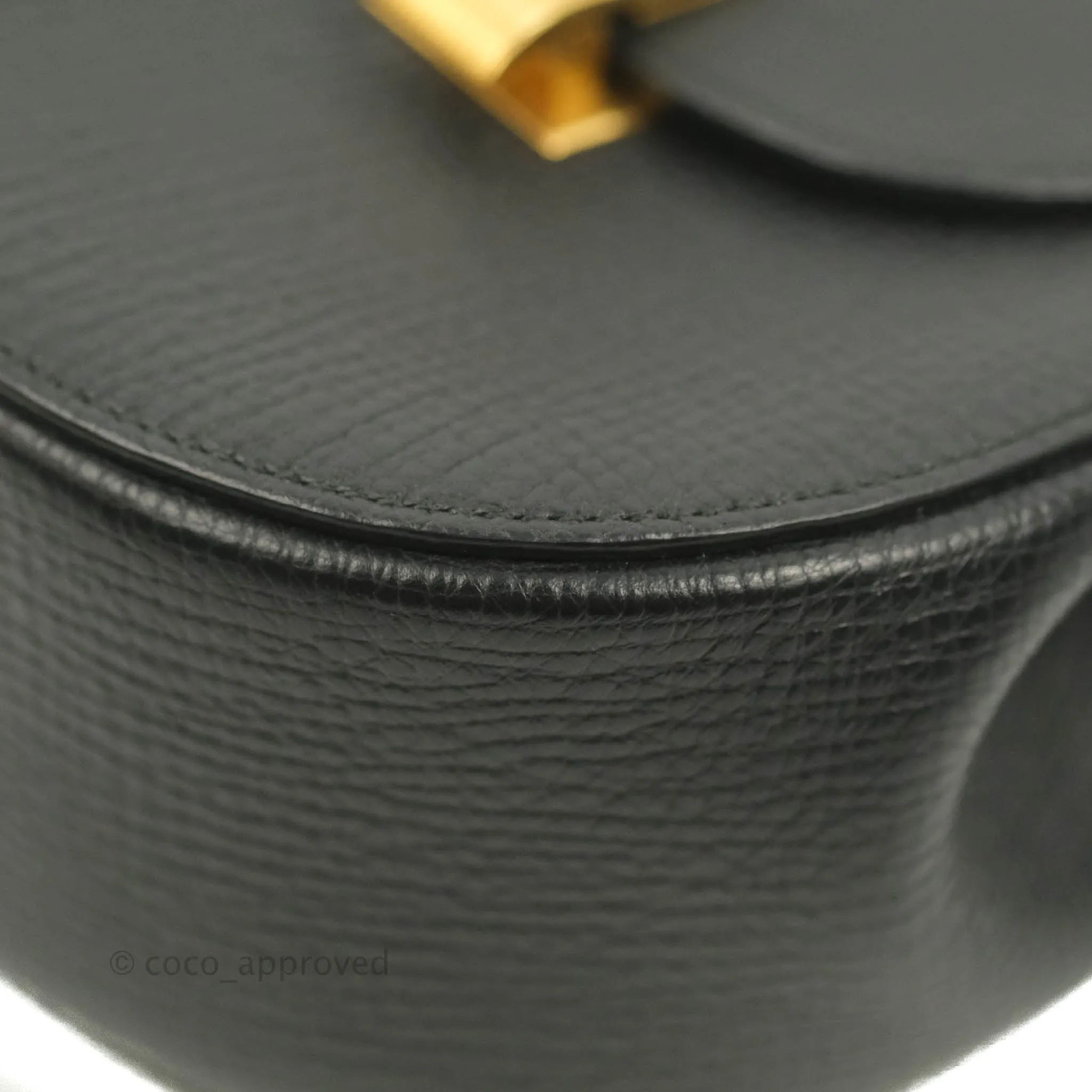 Bottega Veneta Palmellato Rounded Belt Bag Calfskin Black