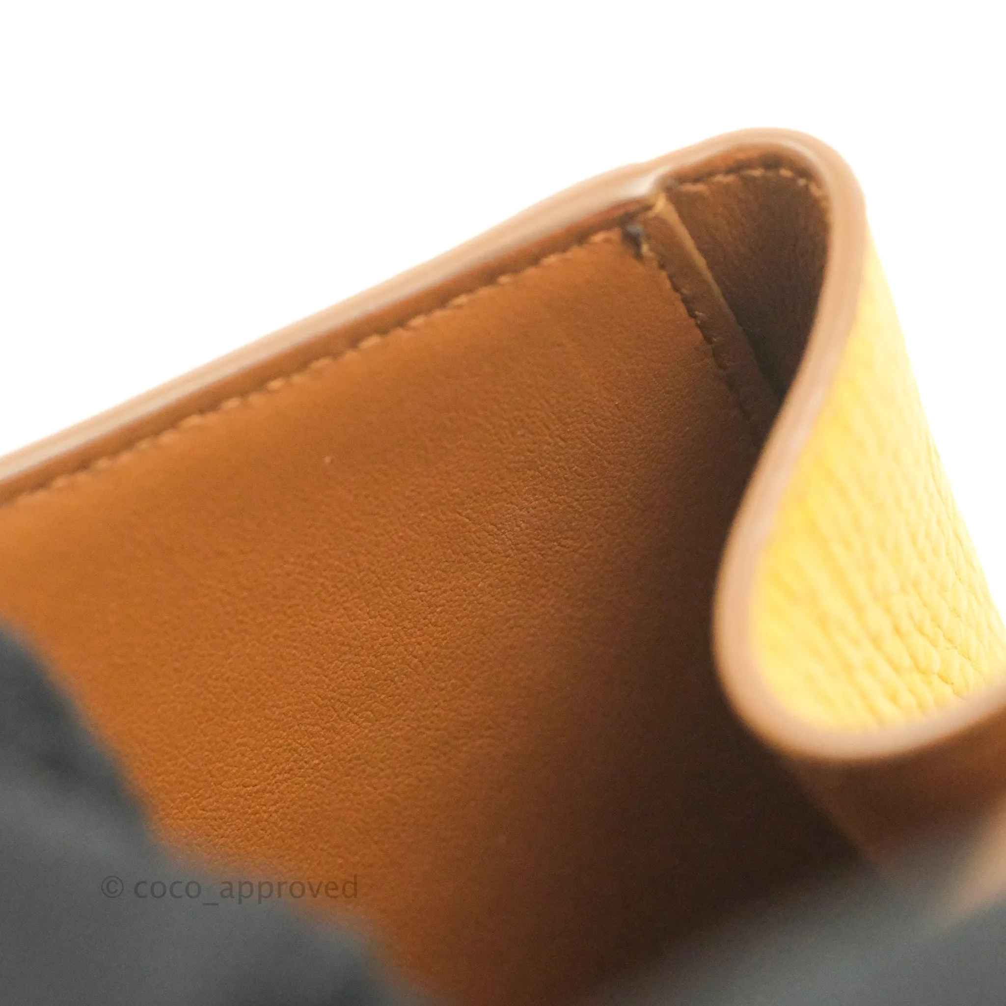 Bottega Veneta Palmellato Rounded Belt Bag Calfskin Yellow