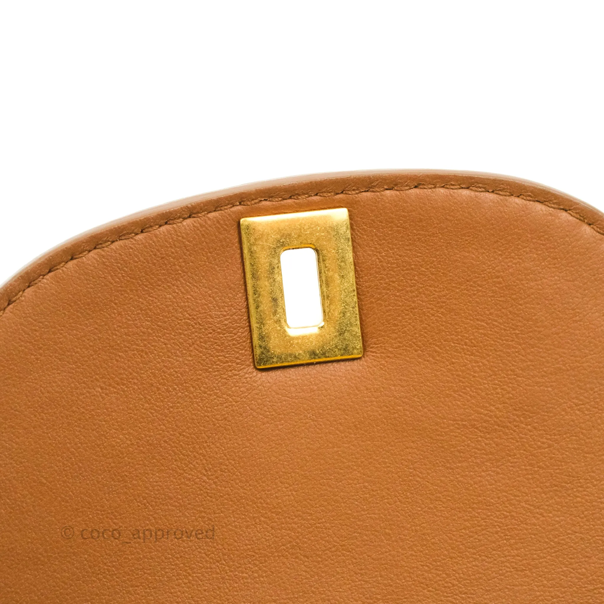Bottega Veneta Palmellato Rounded Belt Bag Calfskin Yellow