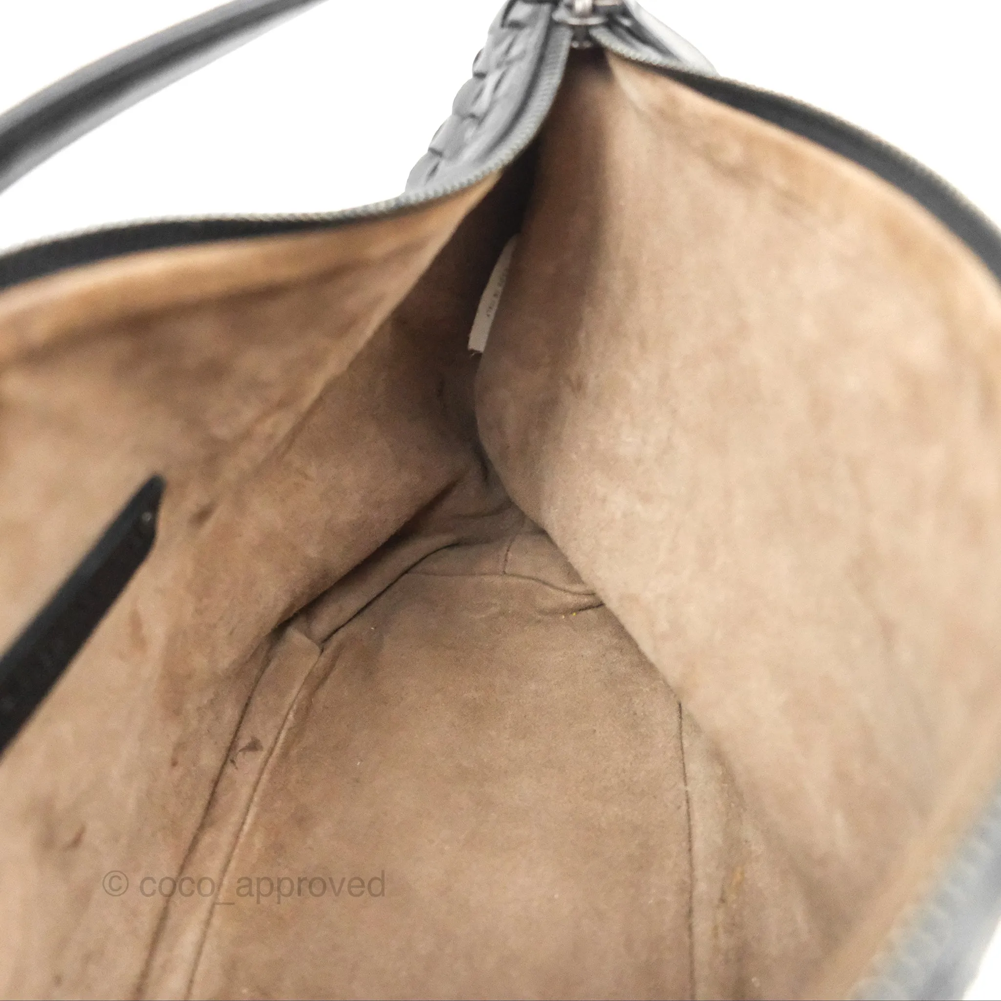 Bottega Veneta Shoulder Bag Black Nappa Intrecciato