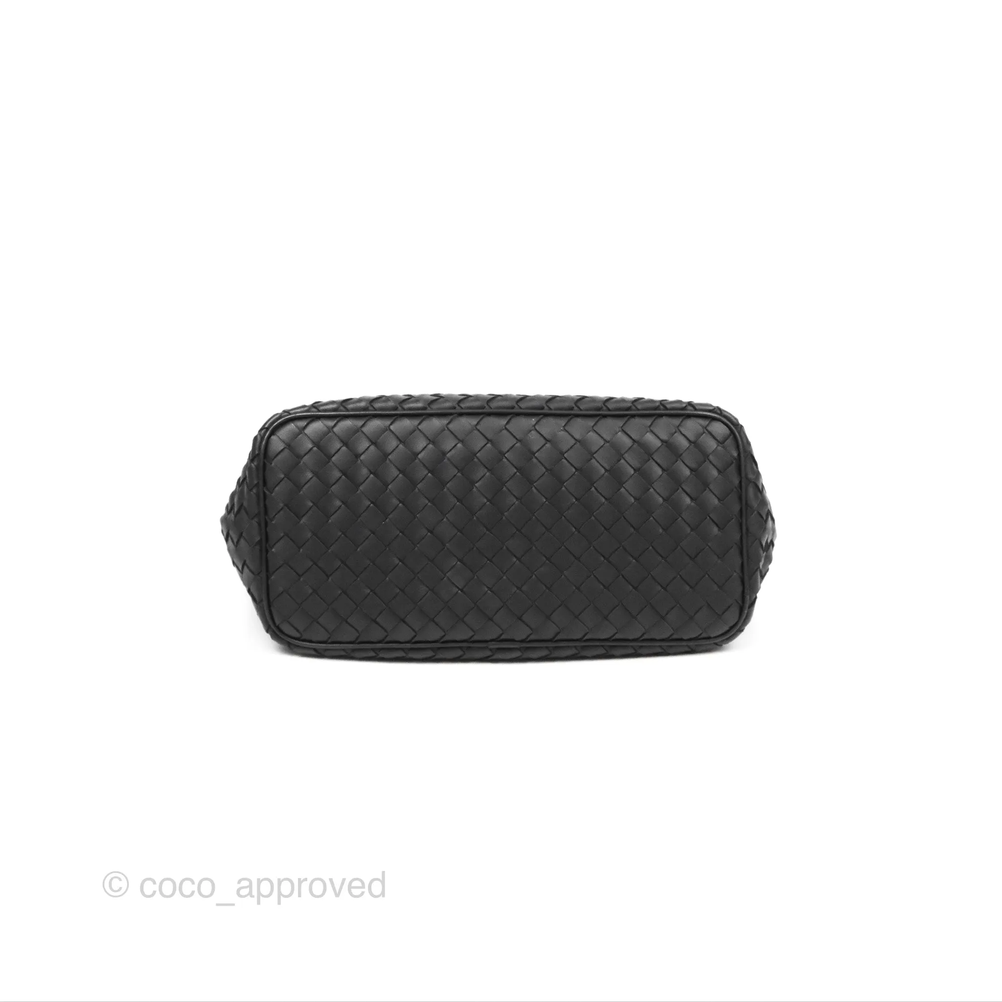 Bottega Veneta Shoulder Bag Black Nappa Intrecciato