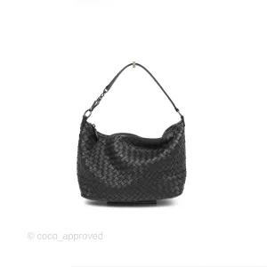 Bottega Veneta Shoulder Bag Black Nappa Intrecciato