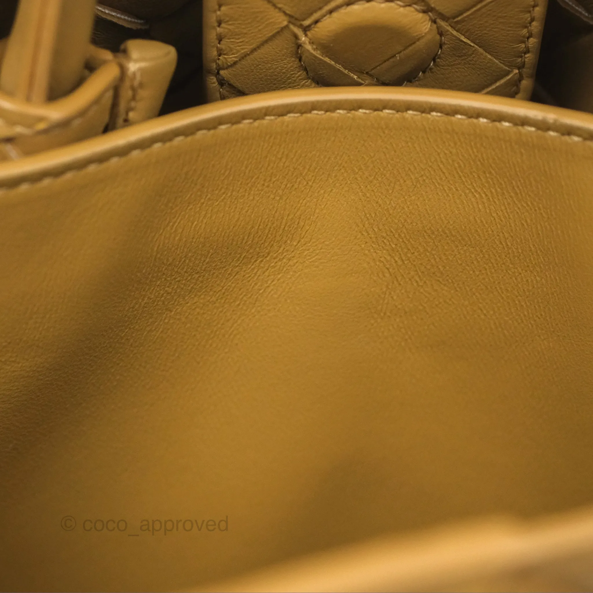 Bottega Veneta Small Andiamo Bag Dark Praline Intrecciato Lambskin