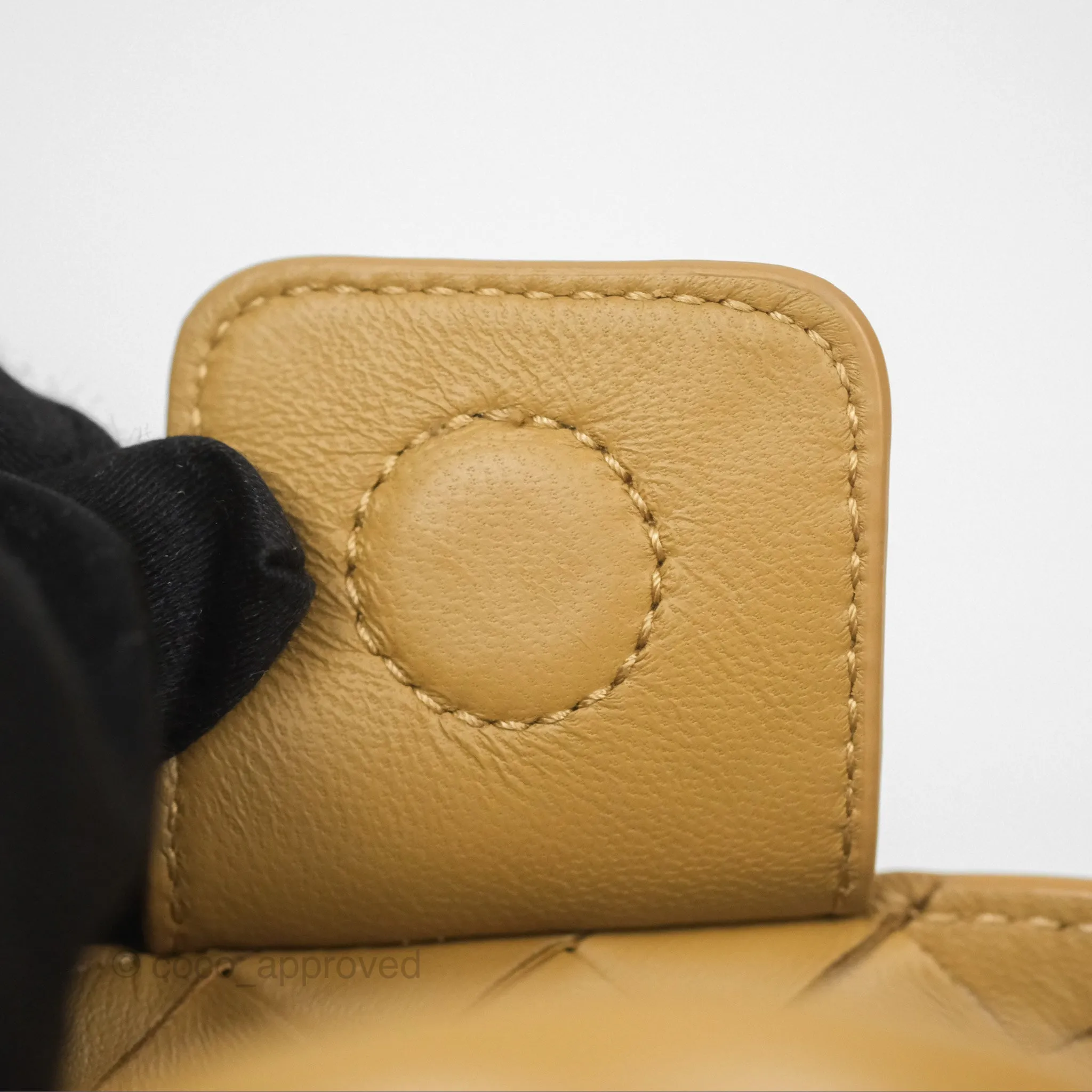 Bottega Veneta Small Andiamo Bag Dark Praline Intrecciato Lambskin