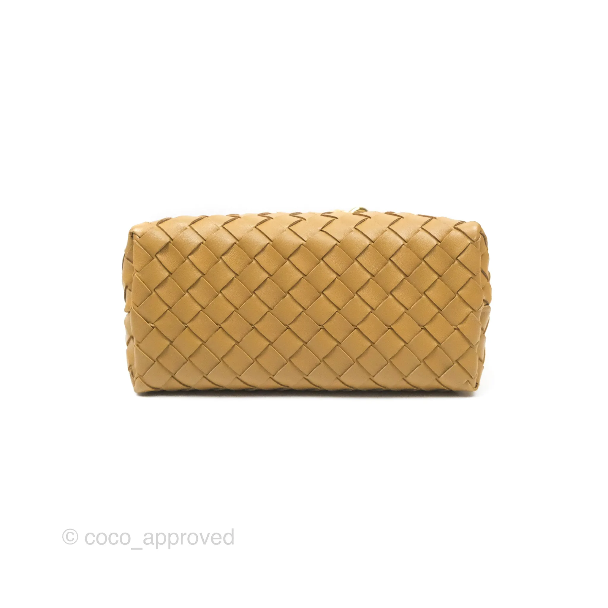 Bottega Veneta Small Andiamo Bag Dark Praline Intrecciato Lambskin