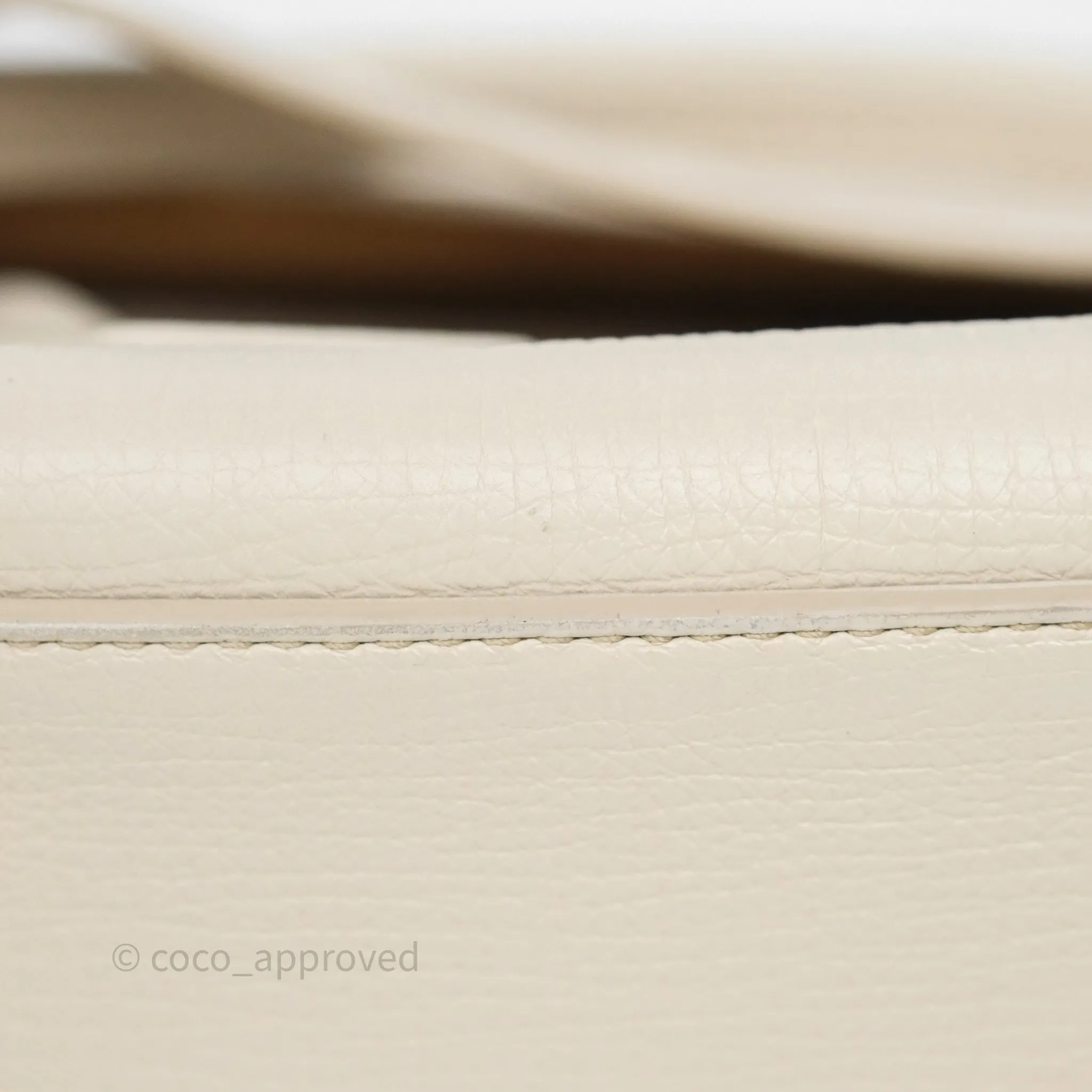 Bottega Veneta Small Arco Plaster Grainy Calfskin