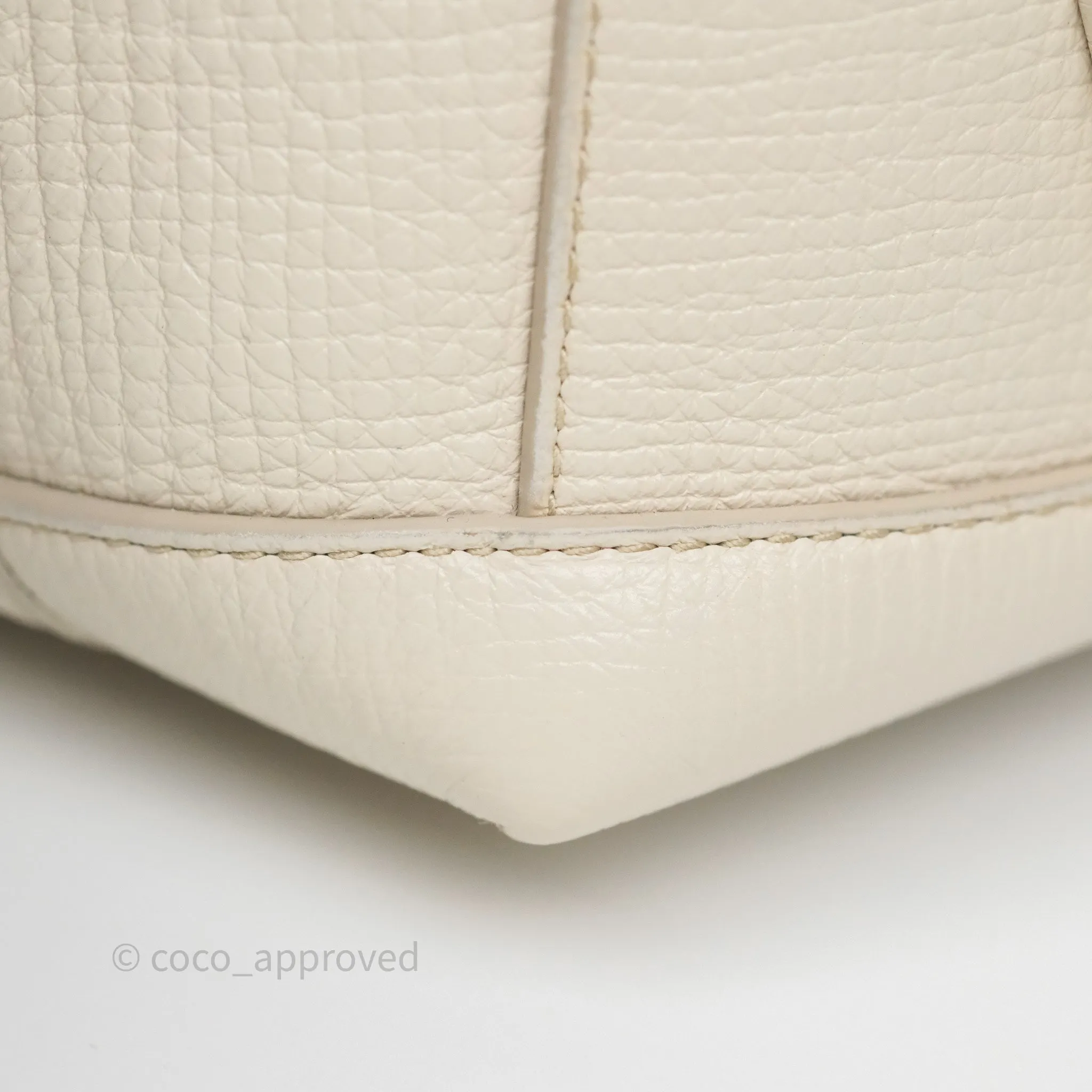 Bottega Veneta Small Arco Plaster Grainy Calfskin