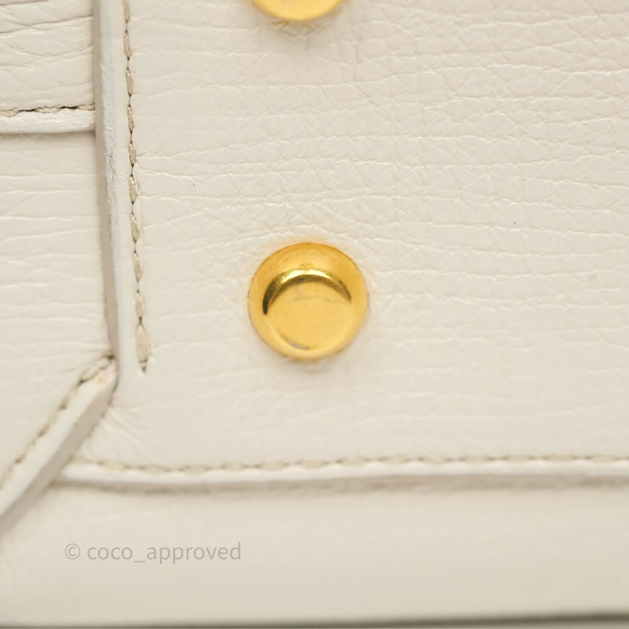 Bottega Veneta Small Arco Plaster Grainy Calfskin
