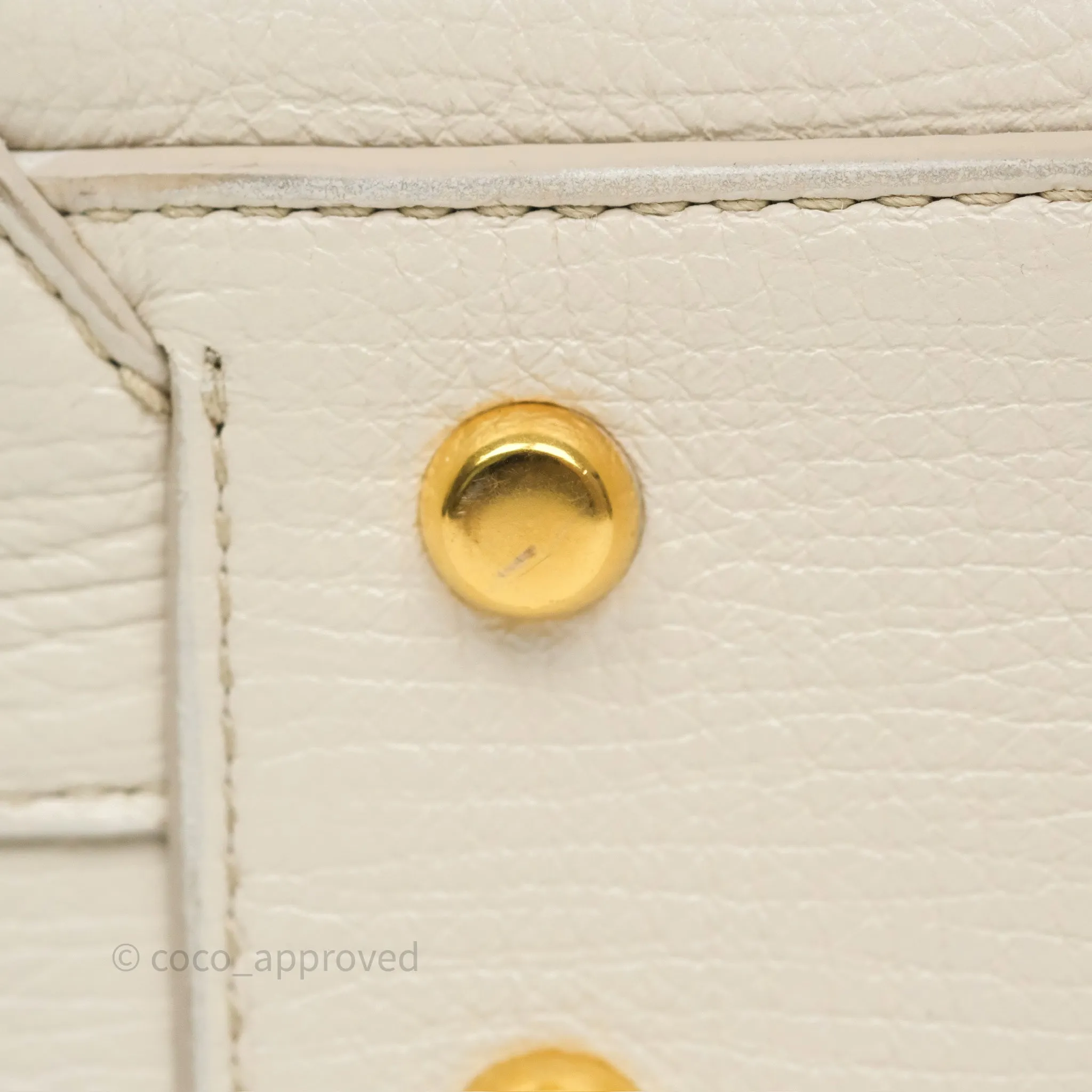 Bottega Veneta Small Arco Plaster Grainy Calfskin