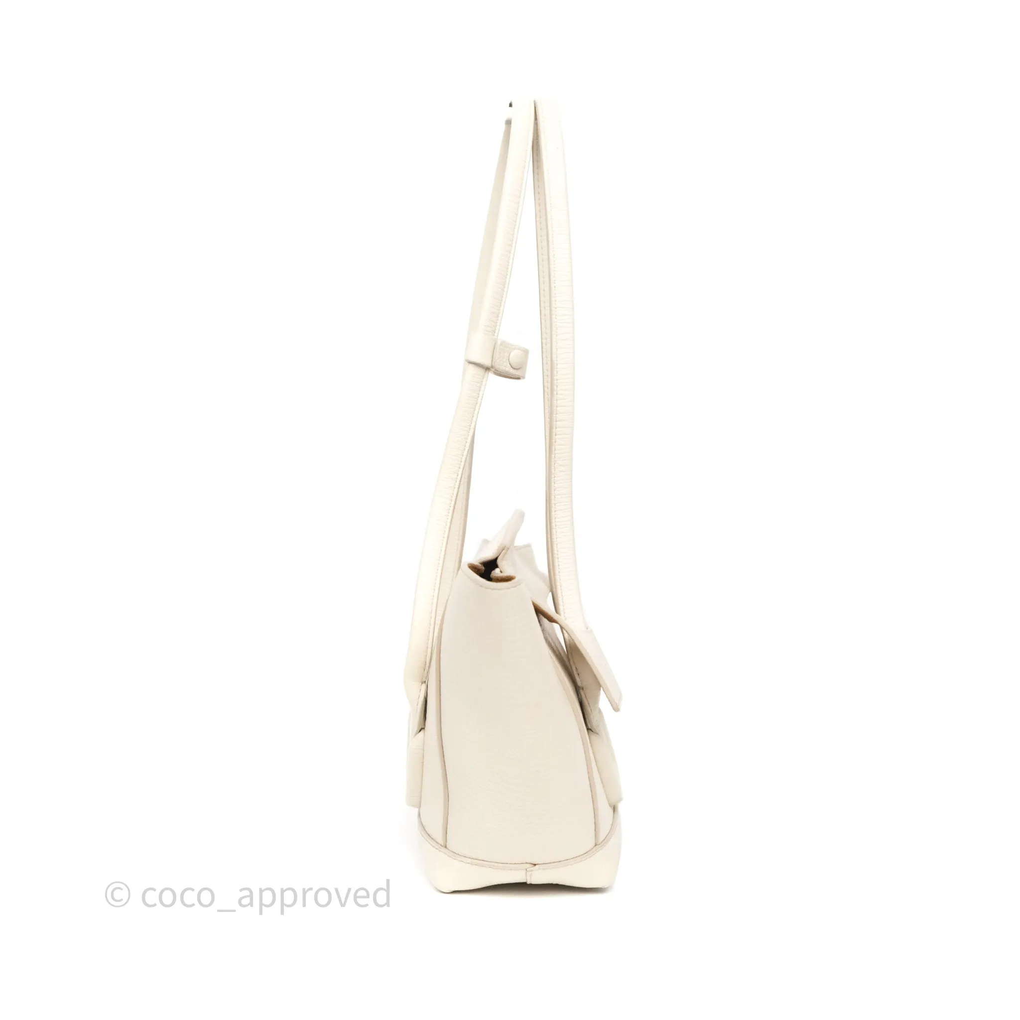 Bottega Veneta Small Arco Plaster Grainy Calfskin