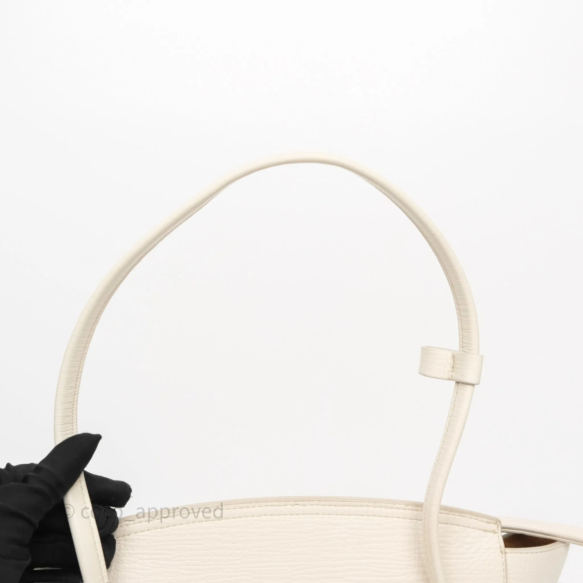 Bottega Veneta Small Arco Plaster Grainy Calfskin