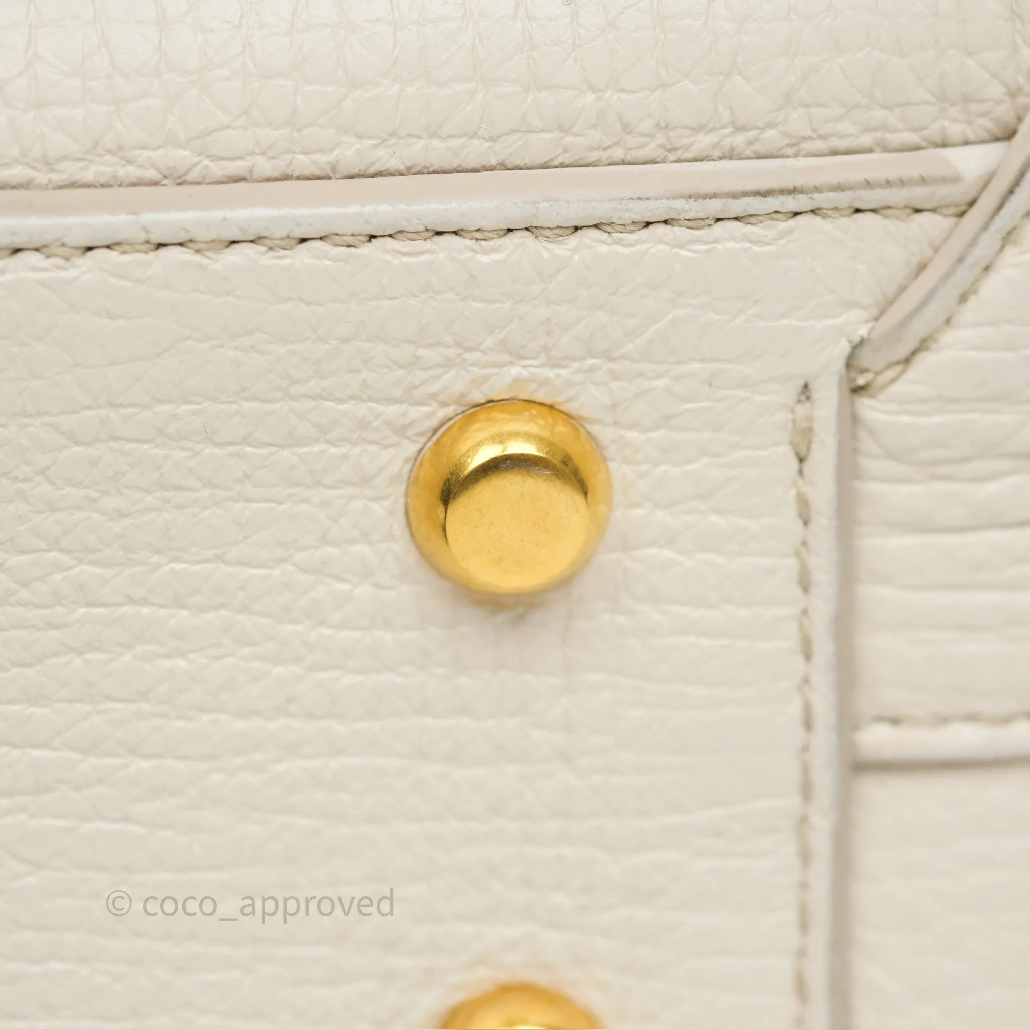 Bottega Veneta Small Arco Plaster Grainy Calfskin