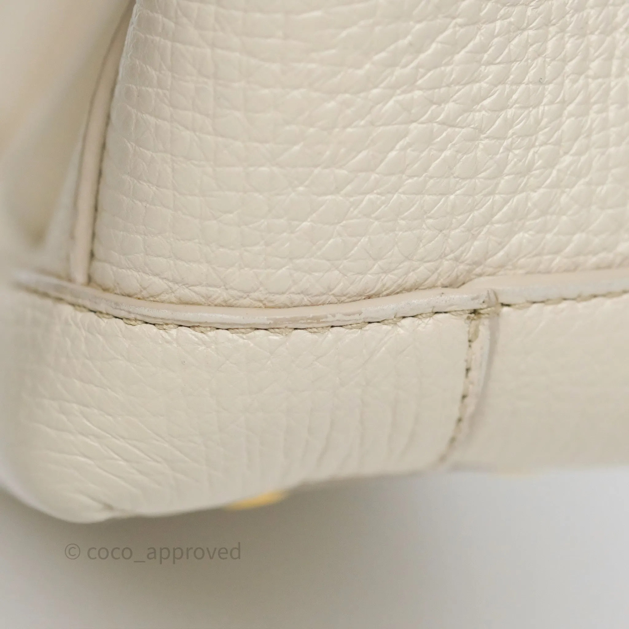 Bottega Veneta Small Arco Plaster Grainy Calfskin