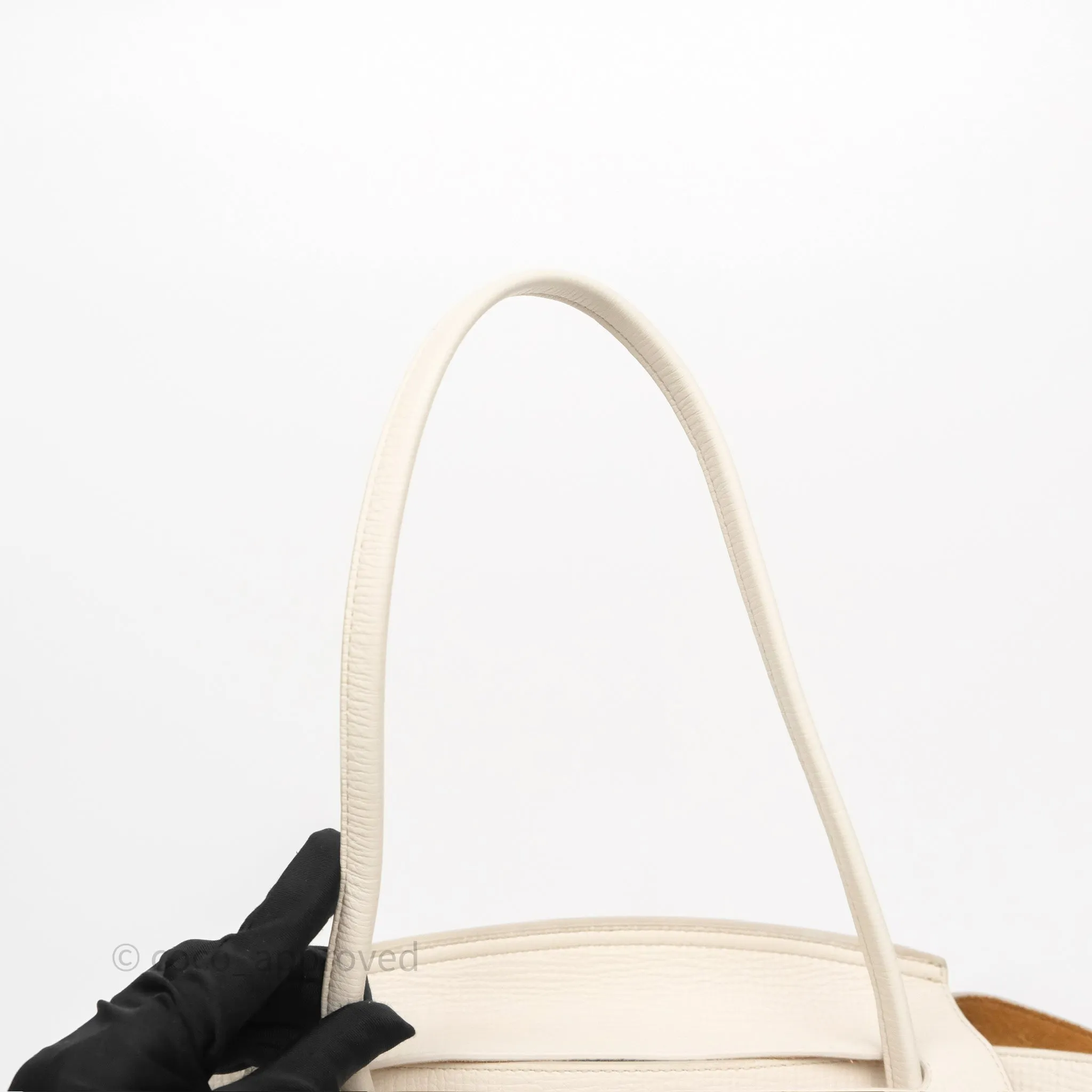 Bottega Veneta Small Arco Plaster Grainy Calfskin