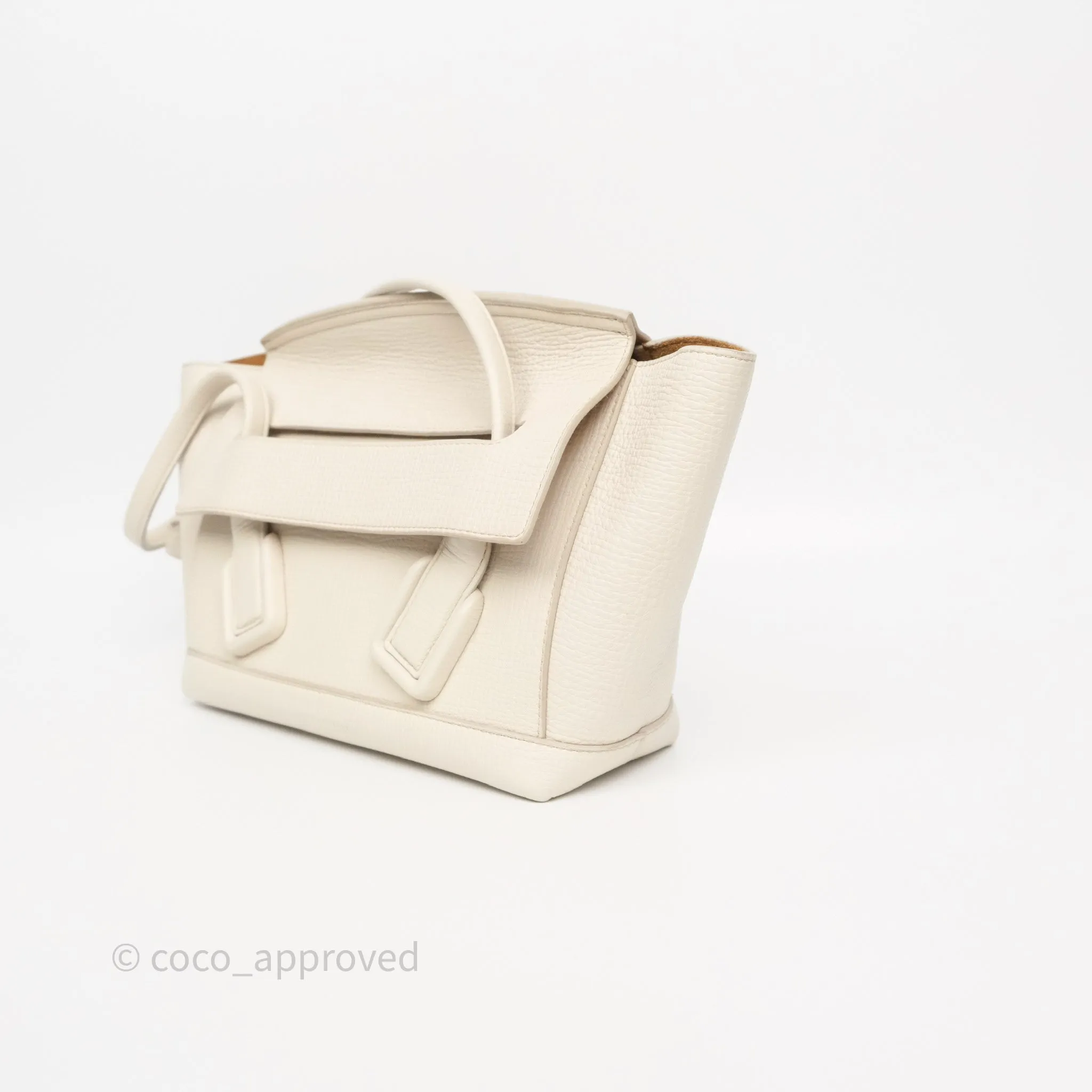 Bottega Veneta Small Arco Plaster Grainy Calfskin