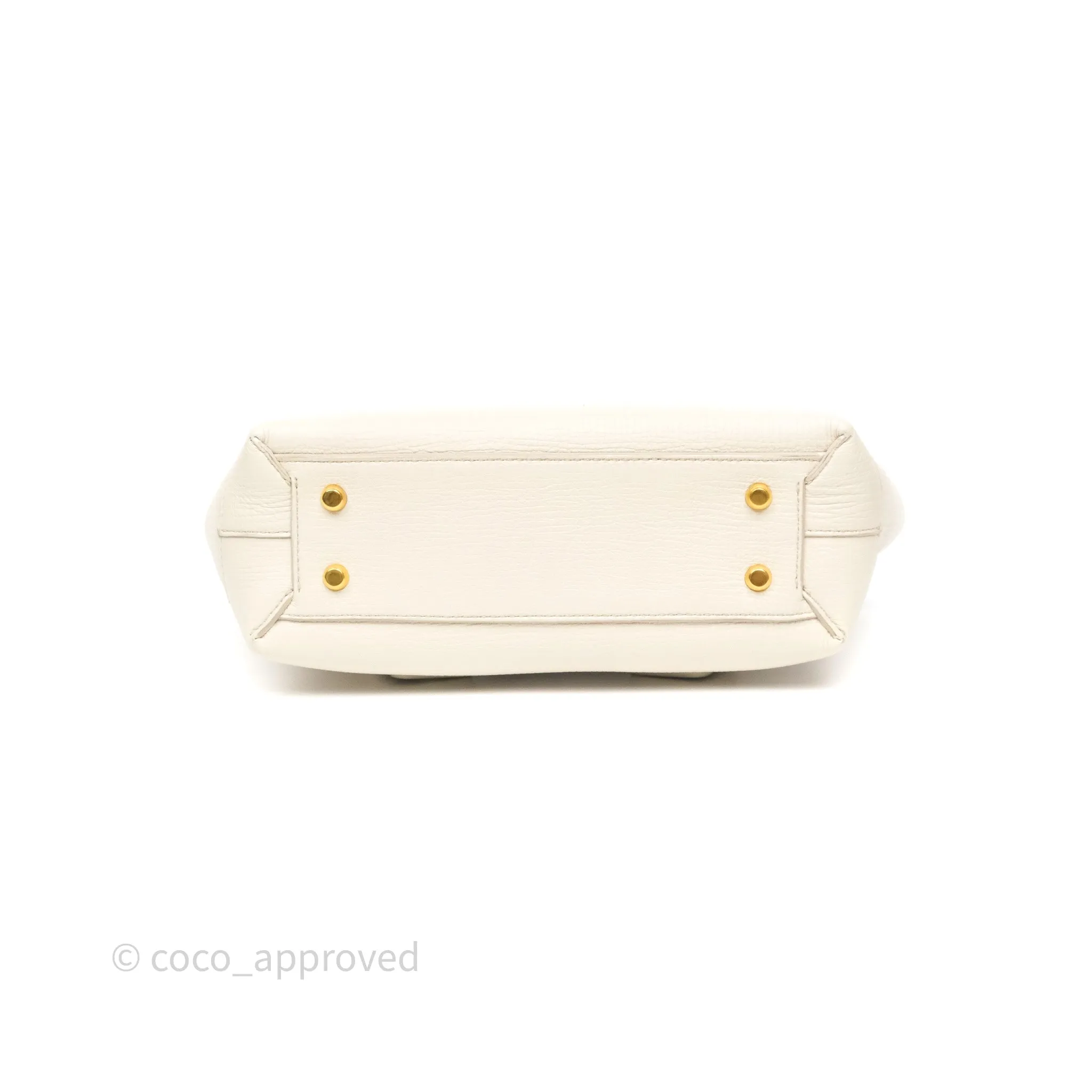 Bottega Veneta Small Arco Plaster Grainy Calfskin