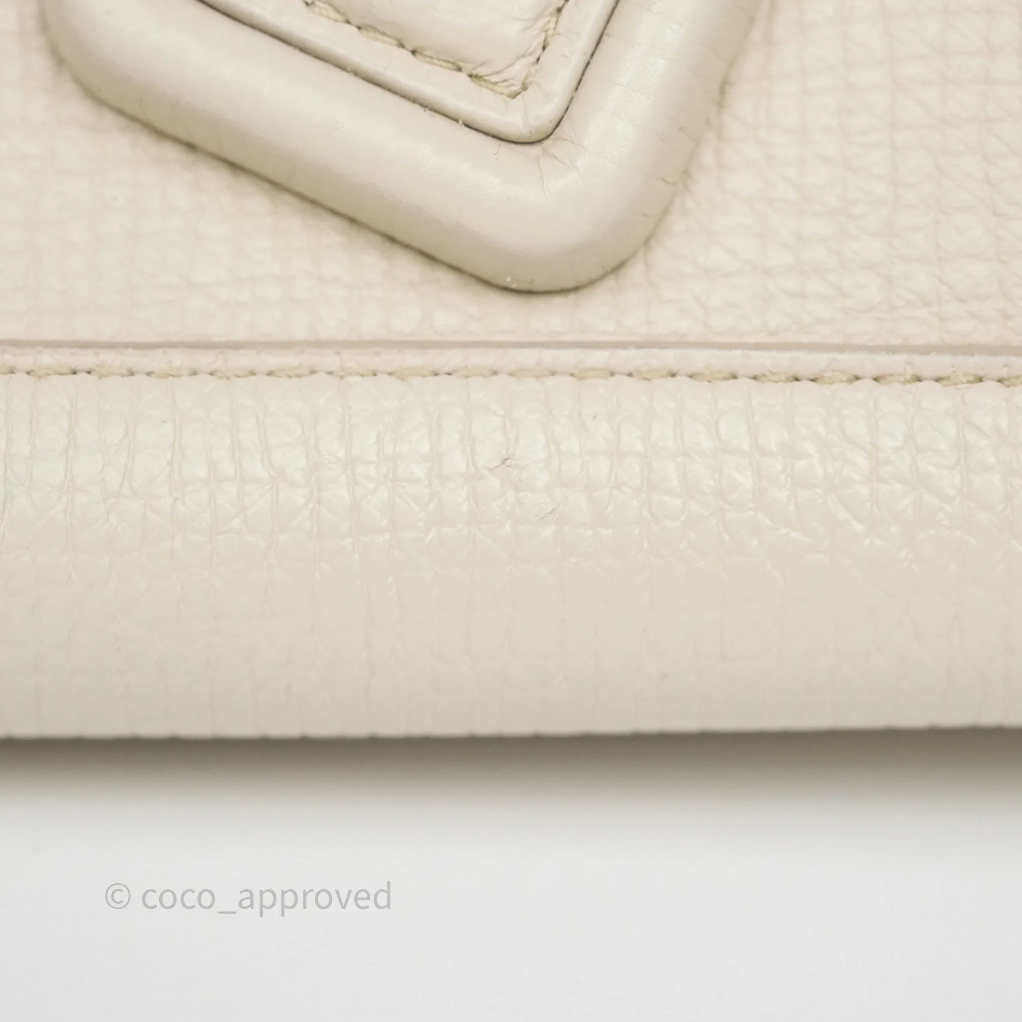 Bottega Veneta Small Arco Plaster Grainy Calfskin