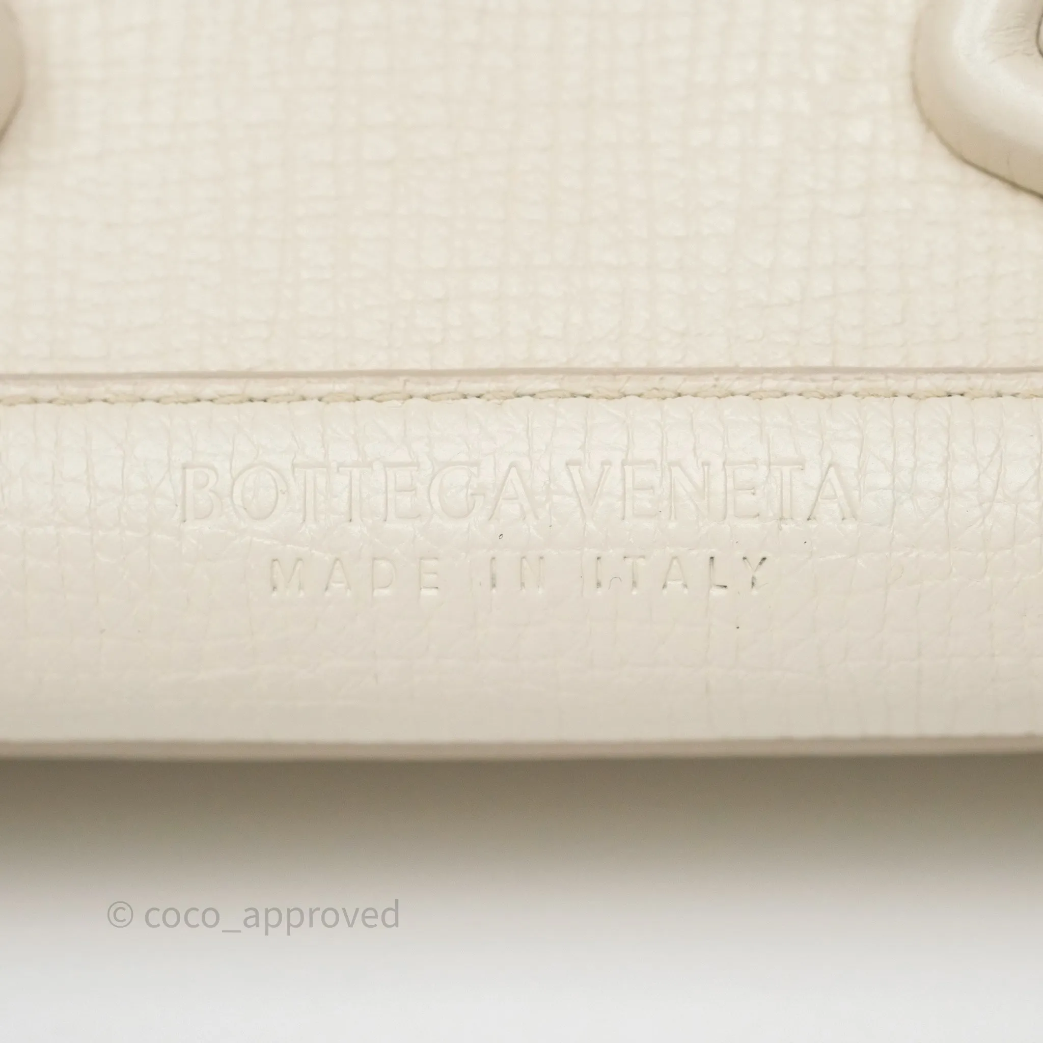 Bottega Veneta Small Arco Plaster Grainy Calfskin