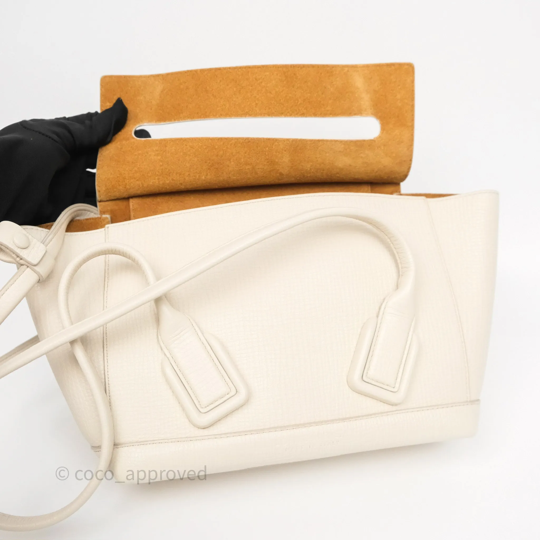 Bottega Veneta Small Arco Plaster Grainy Calfskin