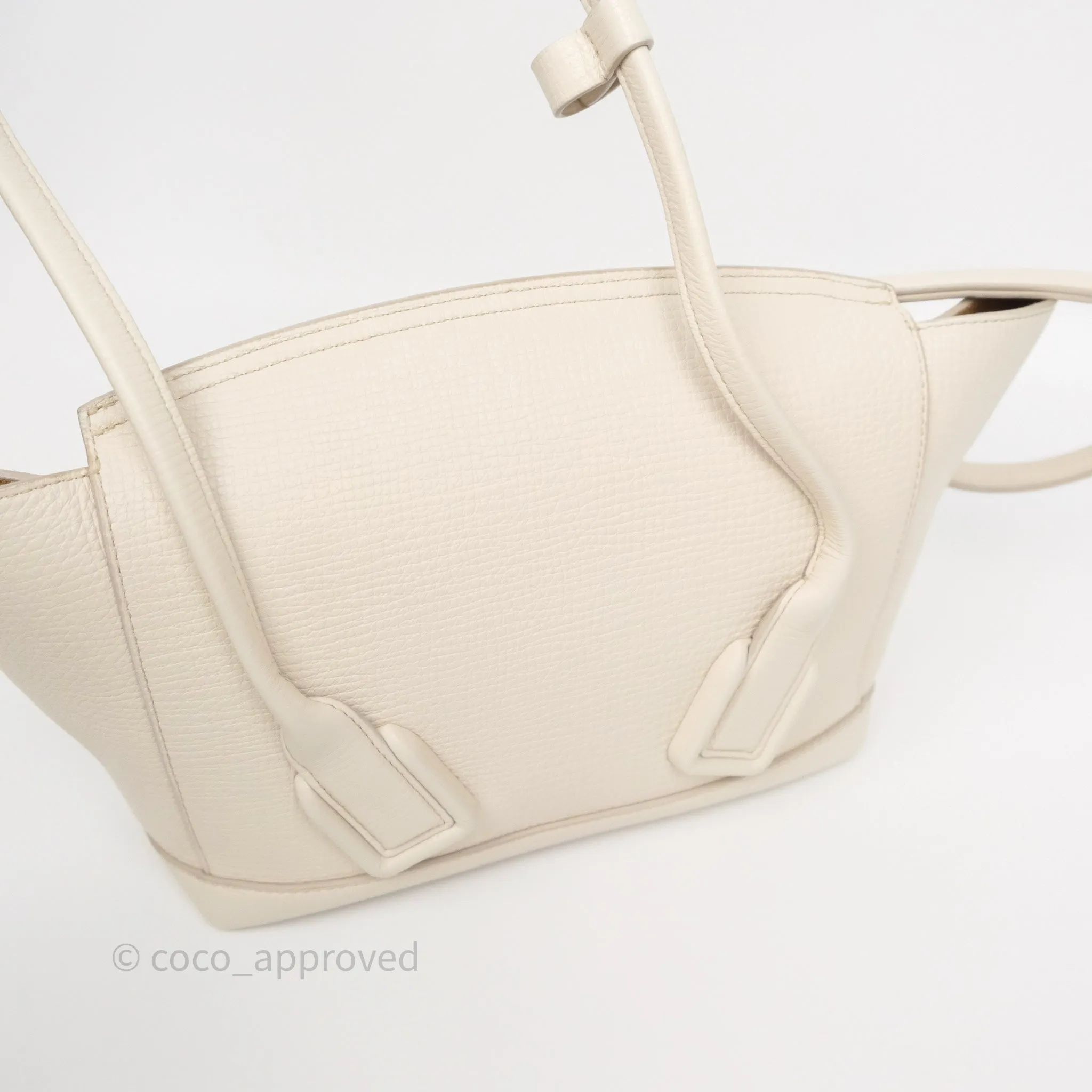 Bottega Veneta Small Arco Plaster Grainy Calfskin