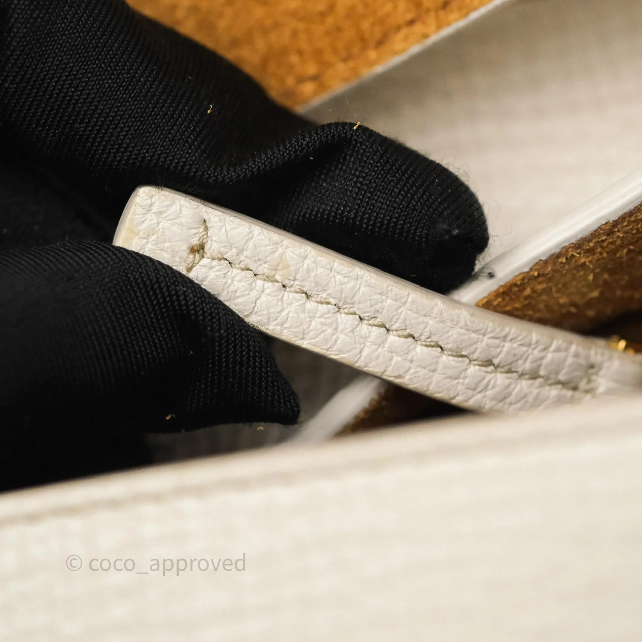 Bottega Veneta Small Arco Plaster Grainy Calfskin