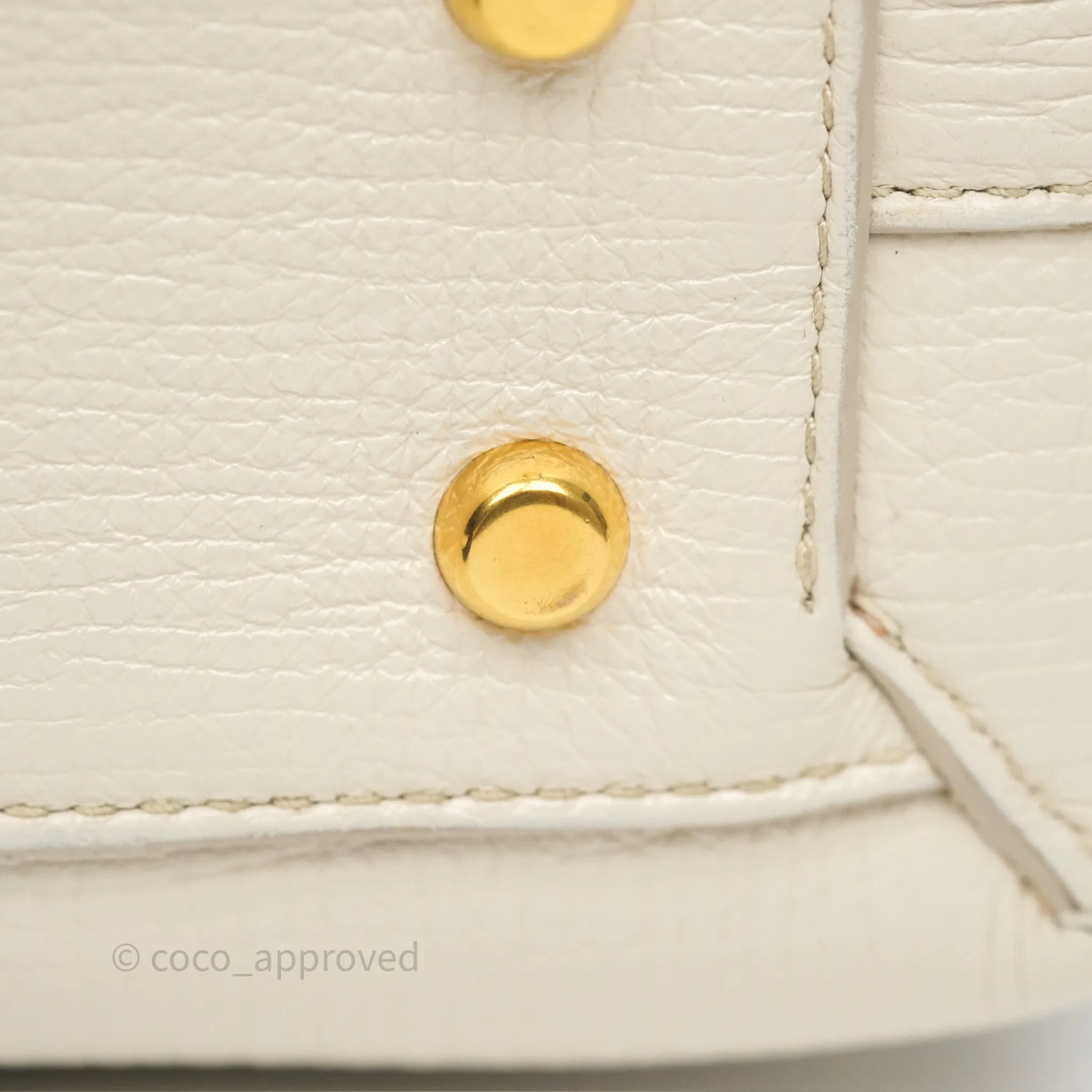 Bottega Veneta Small Arco Plaster Grainy Calfskin