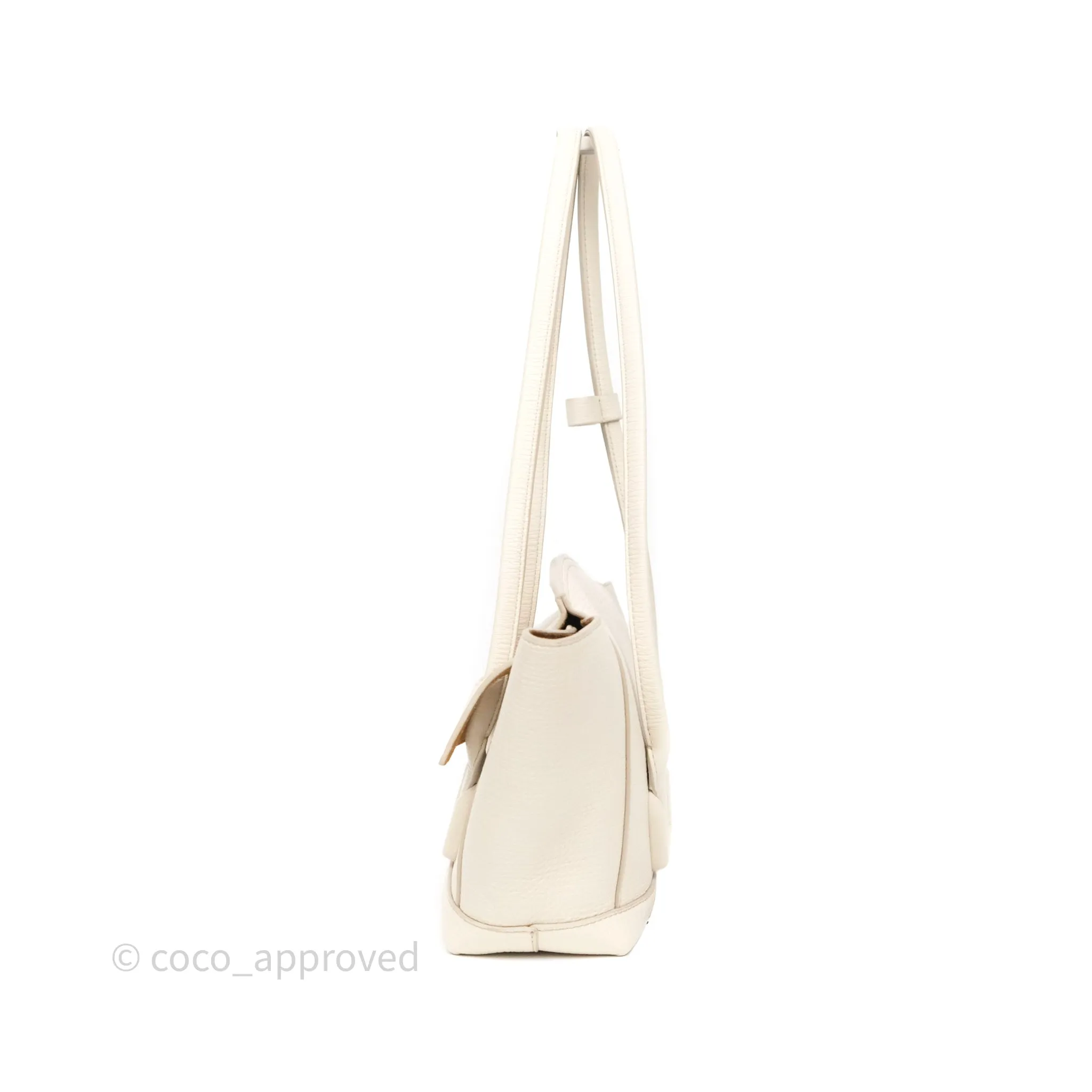 Bottega Veneta Small Arco Plaster Grainy Calfskin