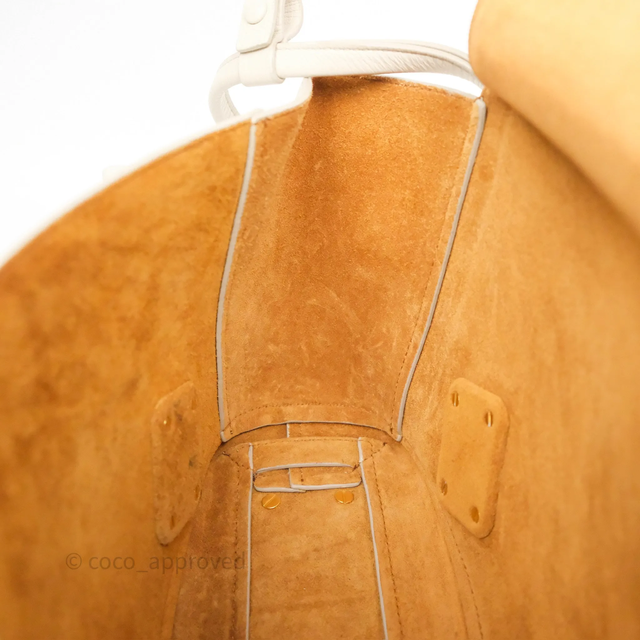 Bottega Veneta Small Arco Plaster Grainy Calfskin