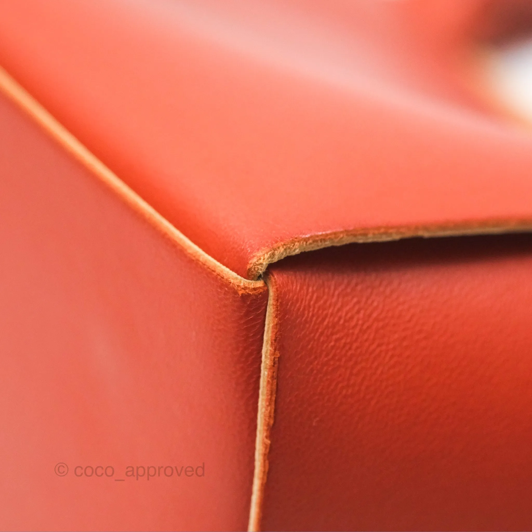 Bottega Veneta Small Arco Tote Bag Dark Orange Micro Intreccio Lambskin