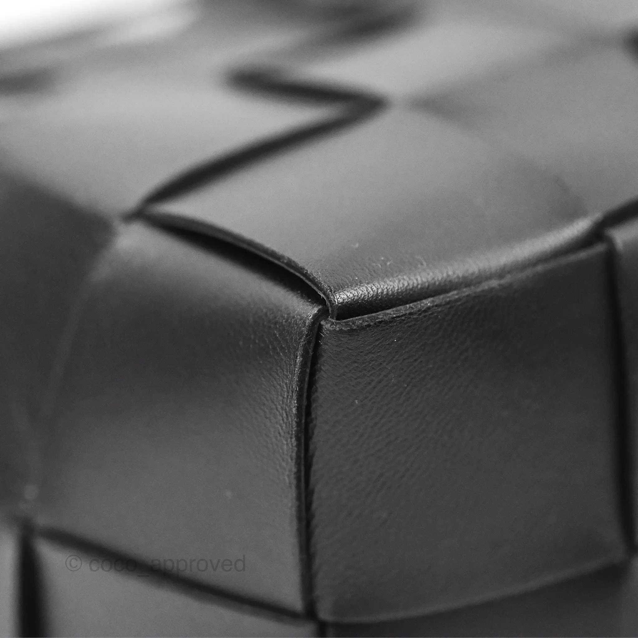 Bottega Veneta Small Cassette Bucket Bag Black Lambskin
