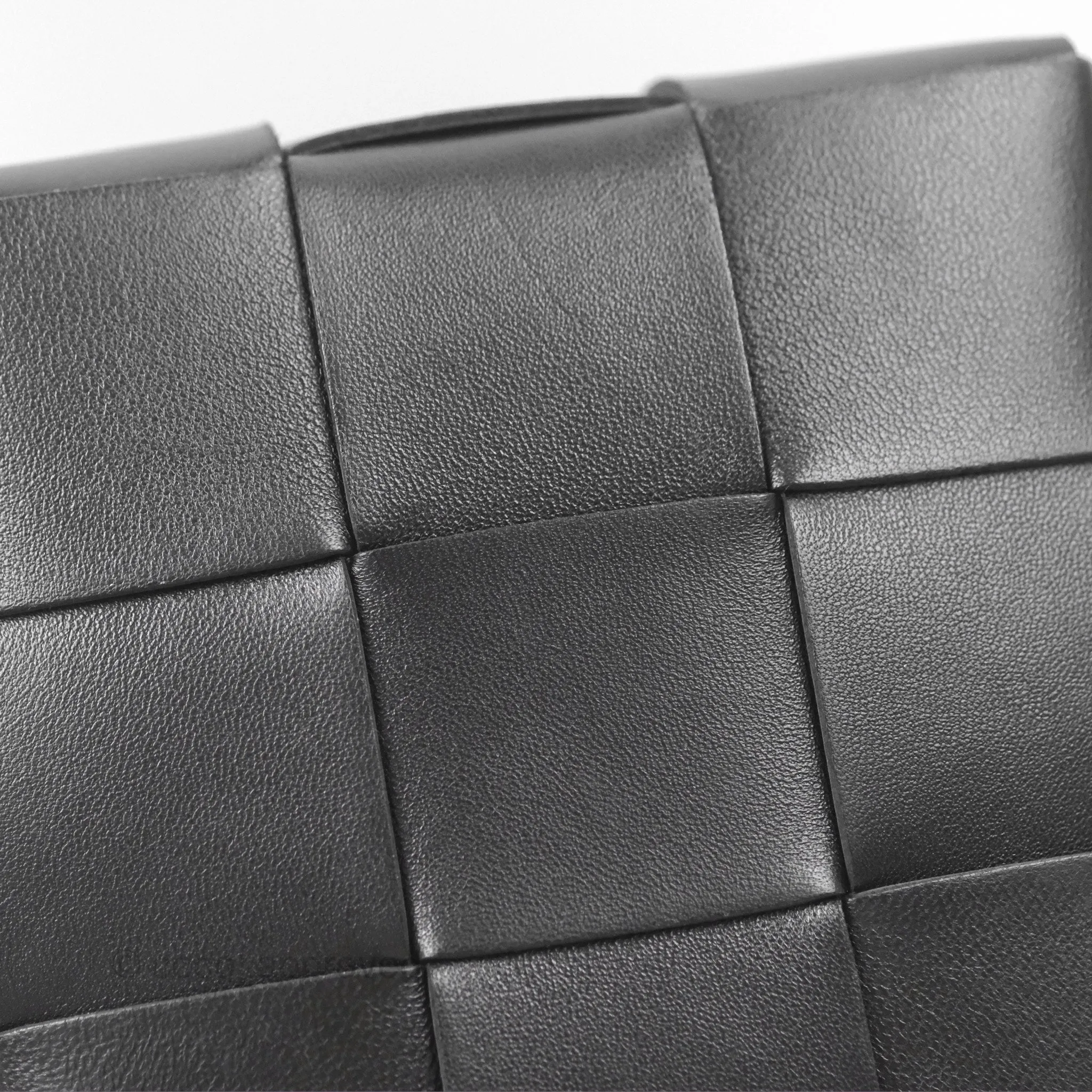 Bottega Veneta Small Cassette Bucket Bag Black Lambskin