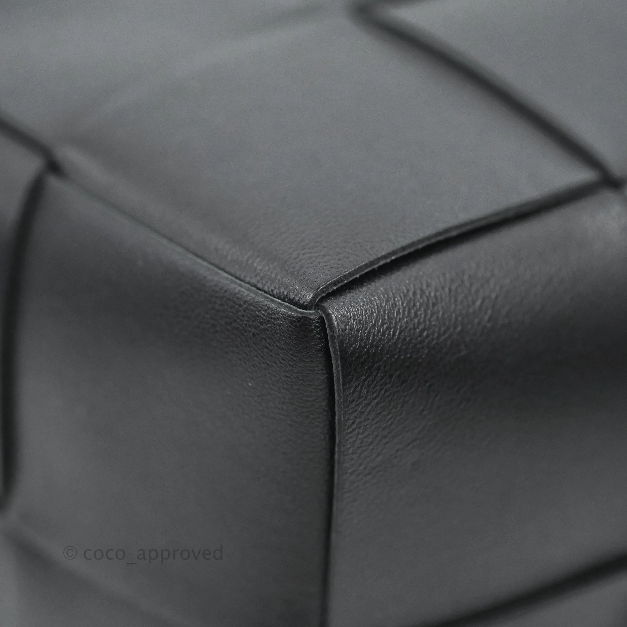 Bottega Veneta Small Cassette Bucket Bag Black Lambskin