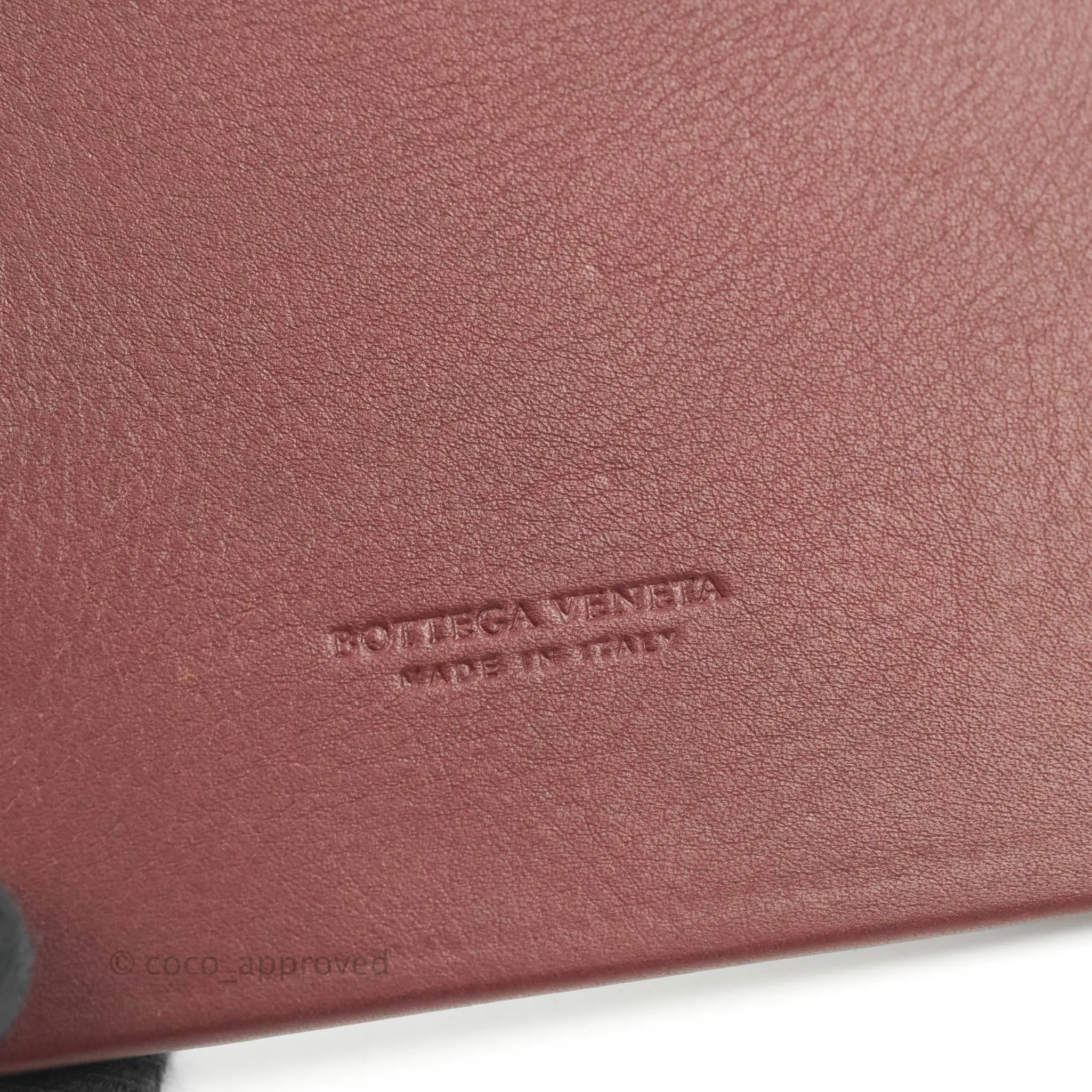 Bottega Veneta Small Nappa Intrecciato Olimpia Shoulder Bag Dark Red