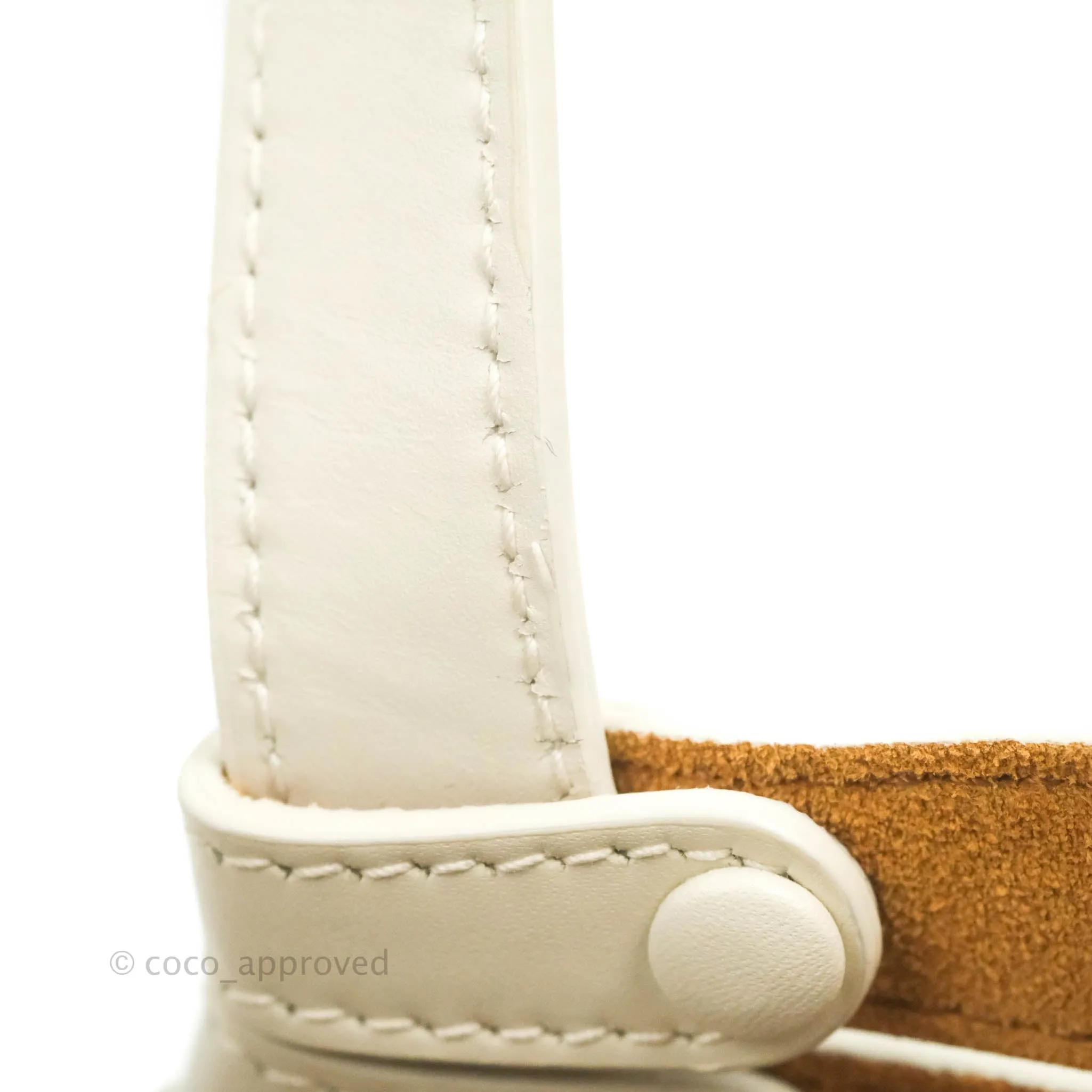 Bottega Veneta Small Shell Bag White