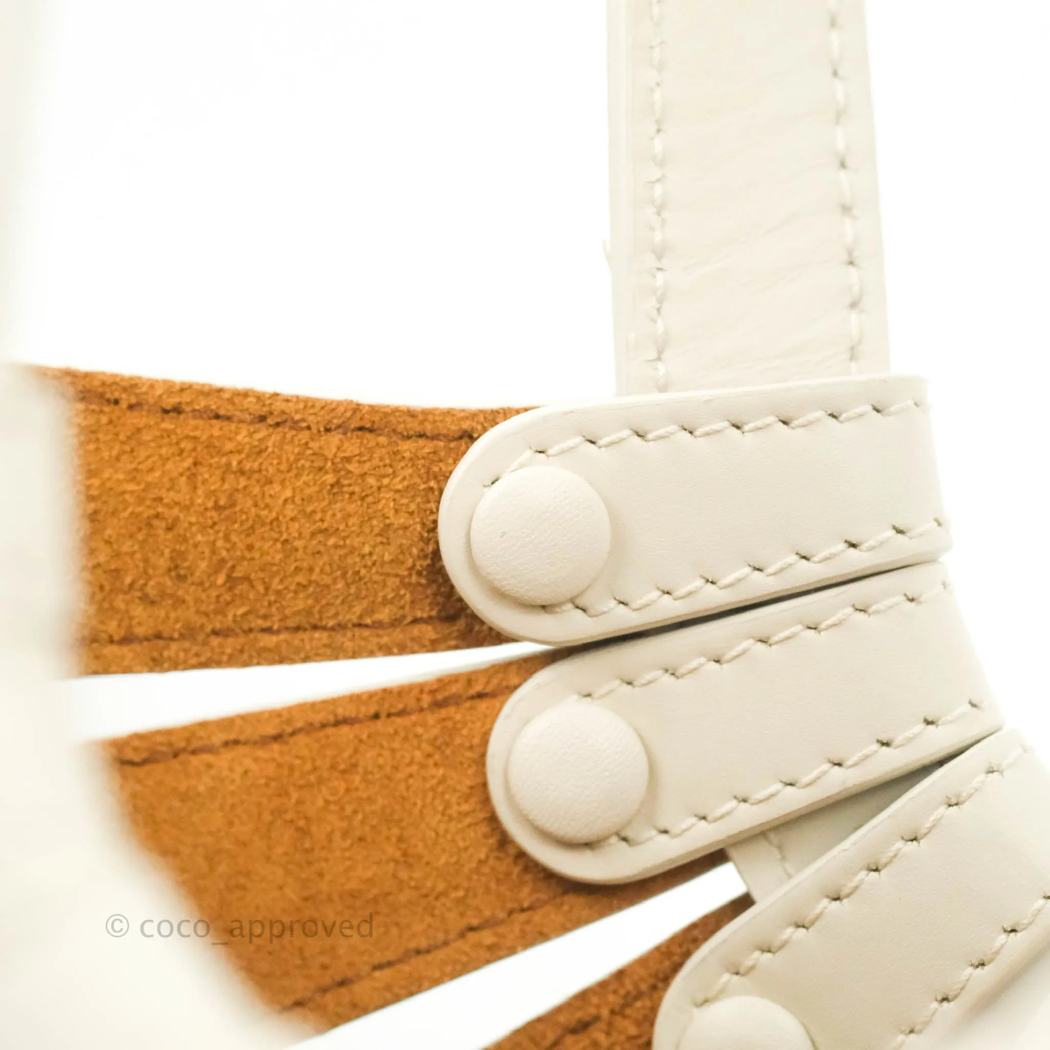 Bottega Veneta Small Shell Bag White