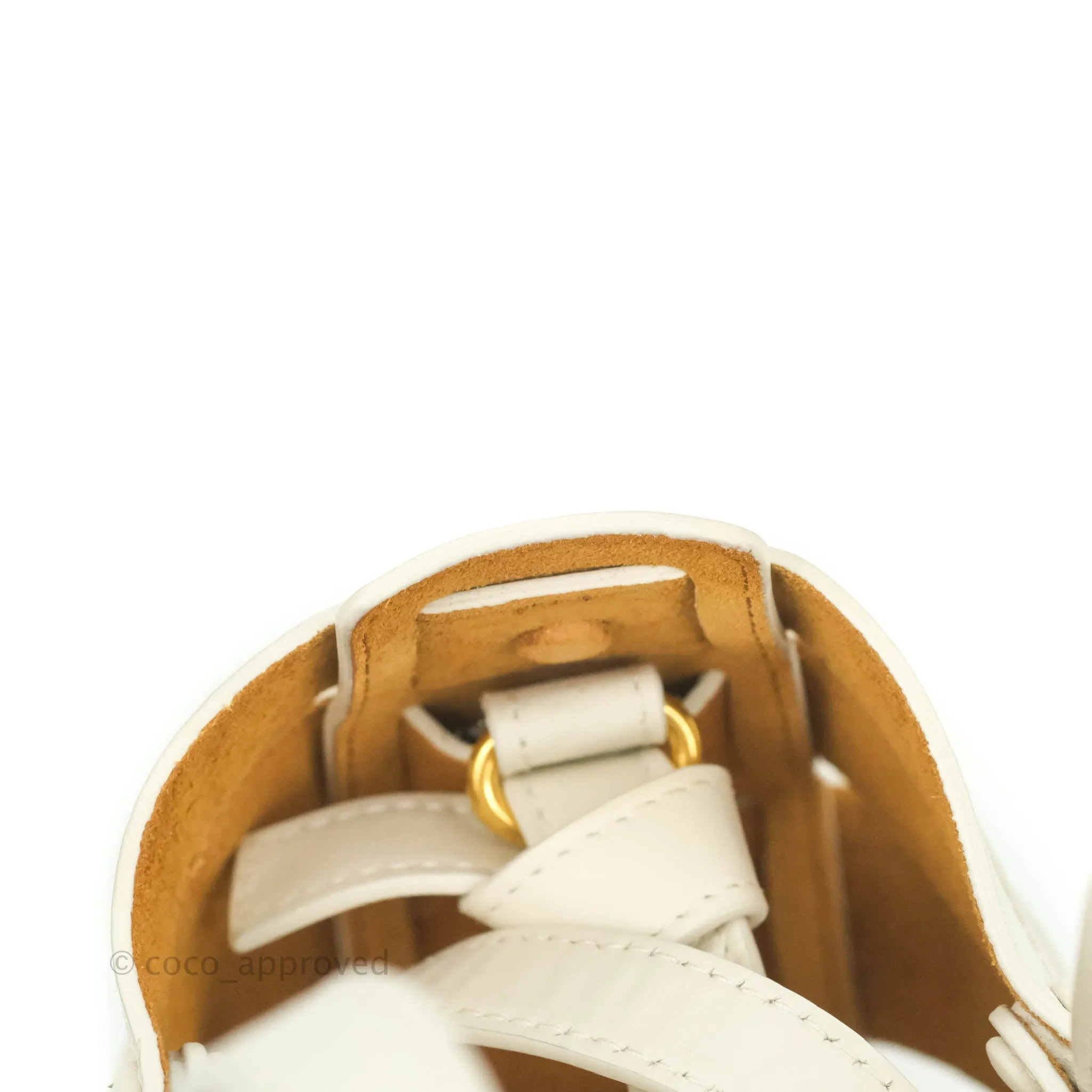 Bottega Veneta Small Shell Bag White