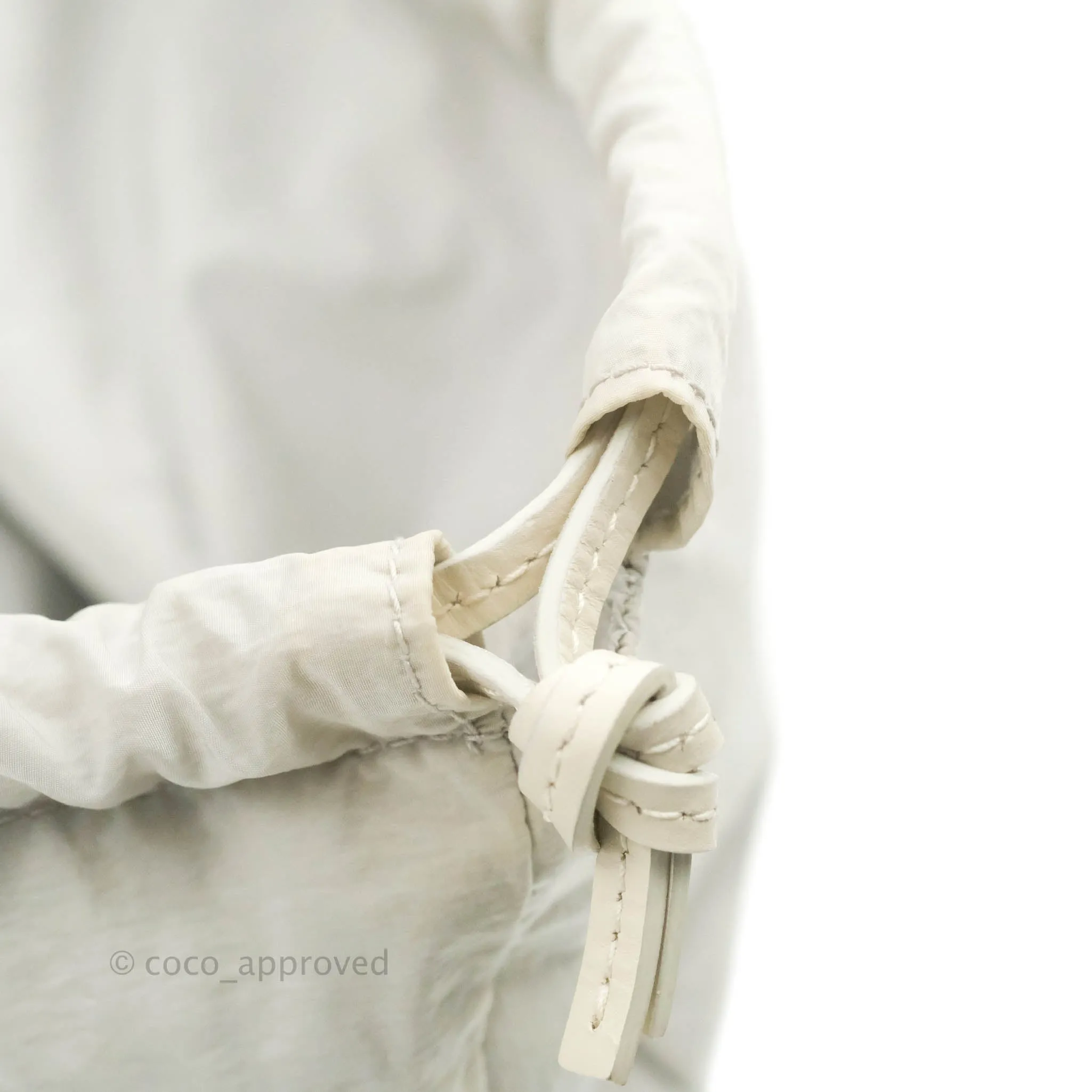 Bottega Veneta Small Shell Bag White