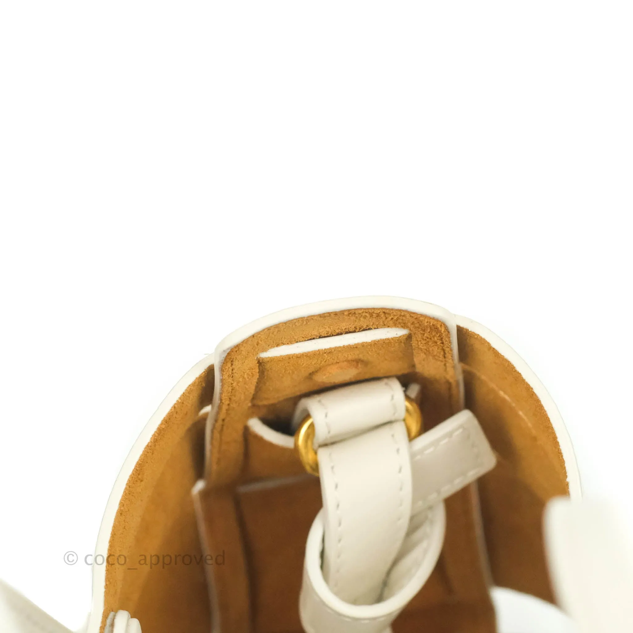 Bottega Veneta Small Shell Bag White