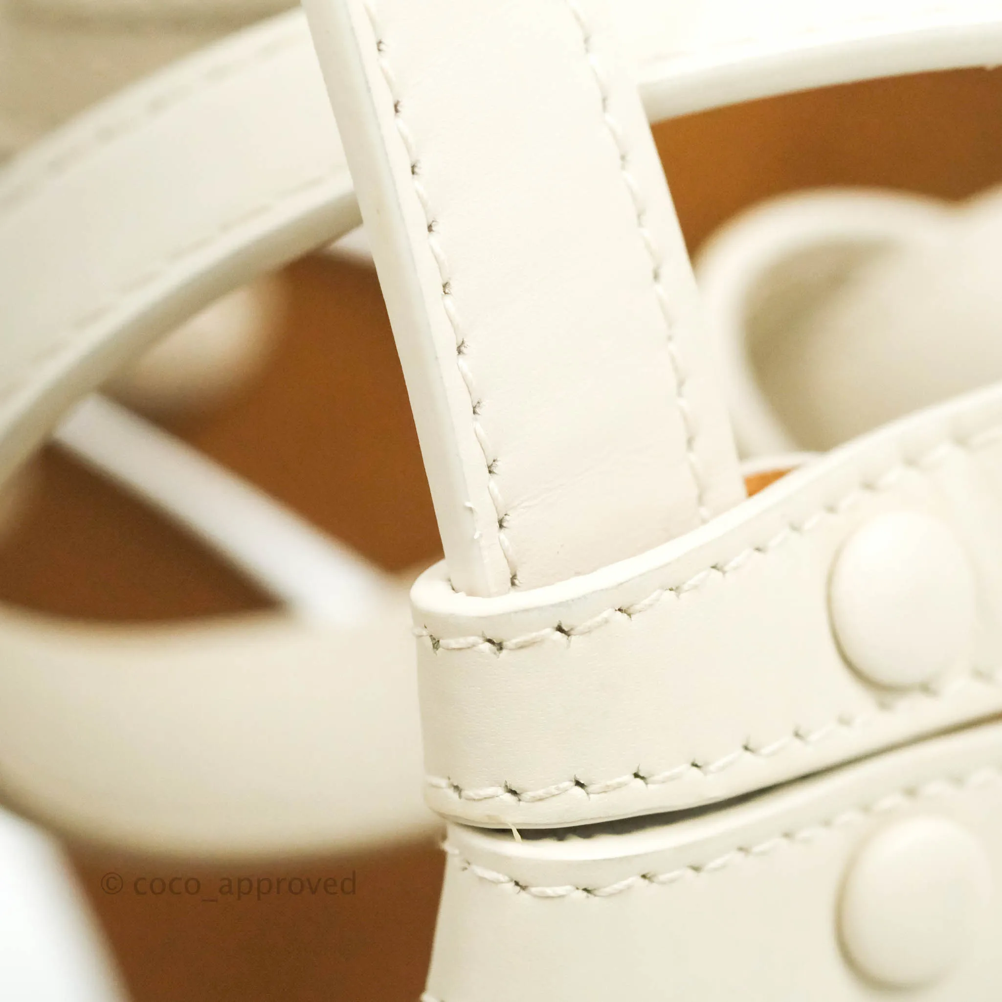 Bottega Veneta Small Shell Bag White
