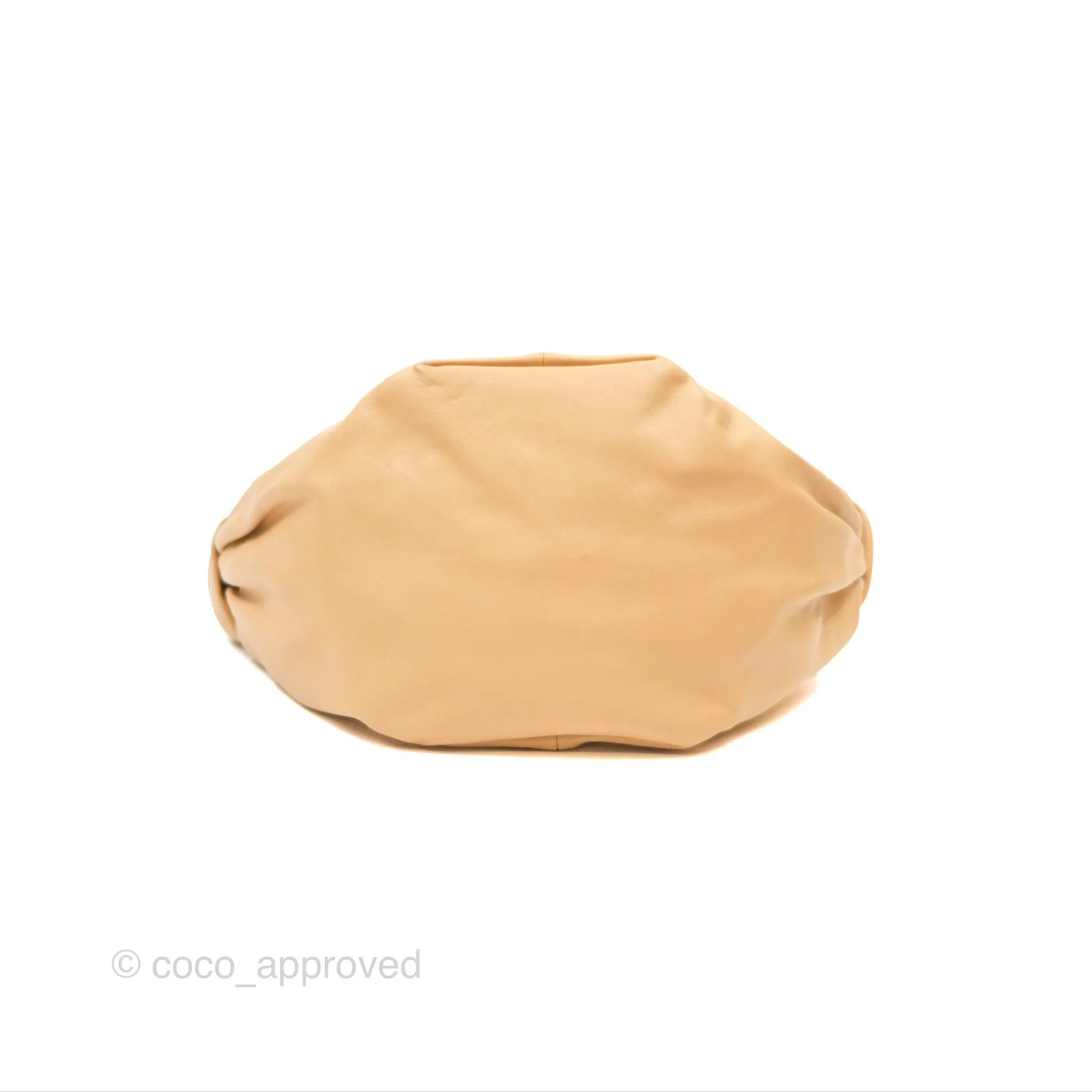 Bottega Veneta Teen Double Knot Hobo Almond Calfskin