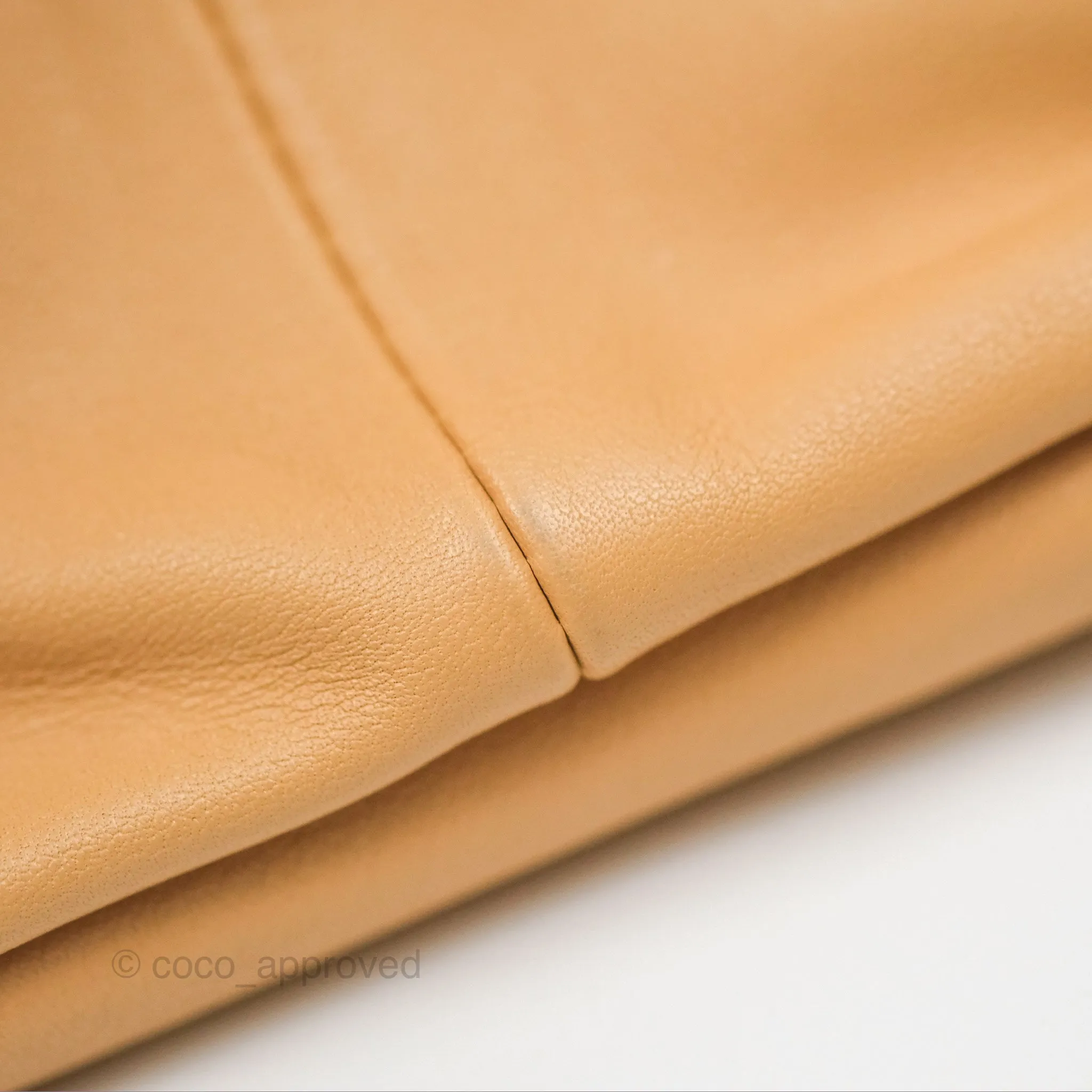Bottega Veneta Teen Double Knot Hobo Almond Calfskin