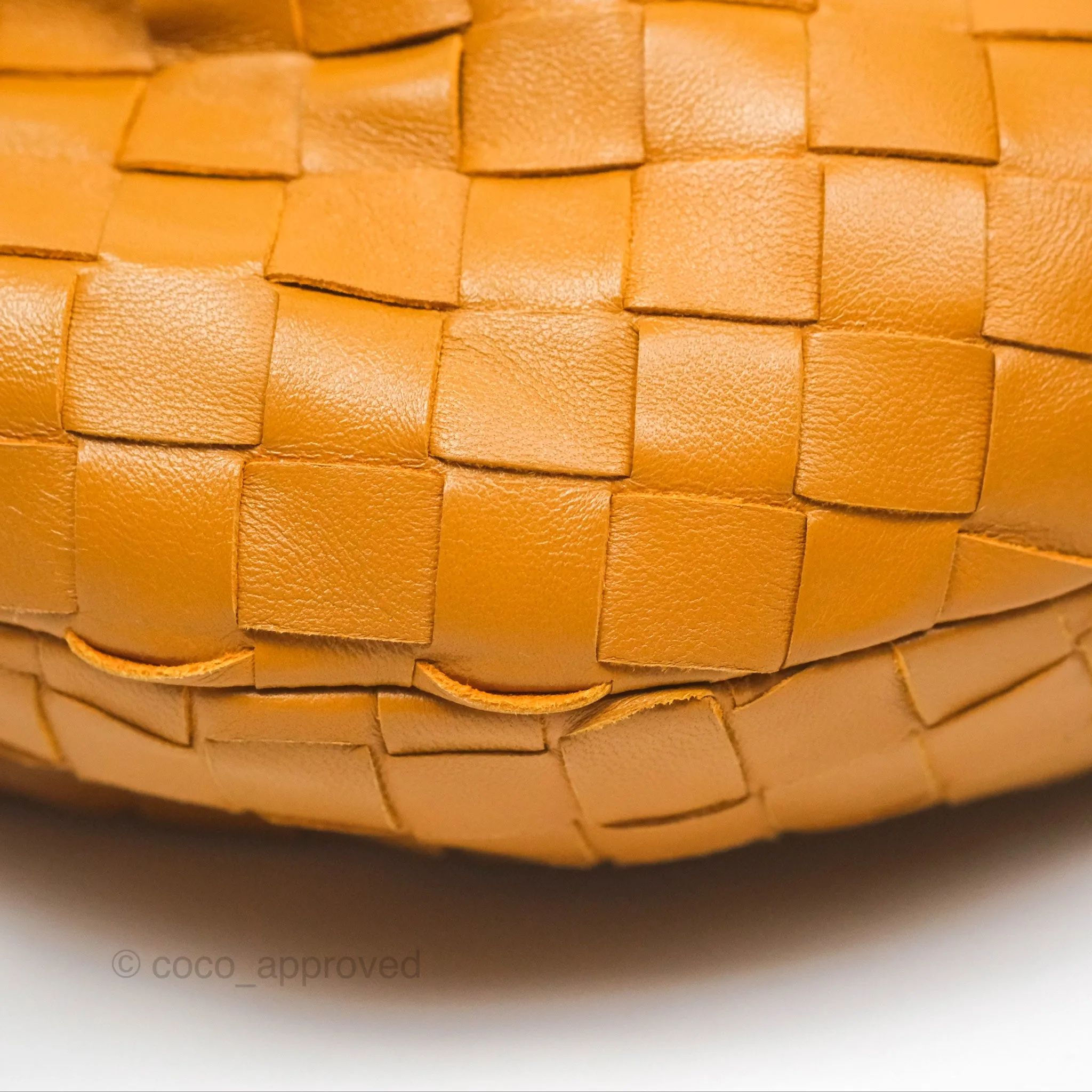 Bottega Veneta Teen Jodie Caramel Intrecciato Lambskin