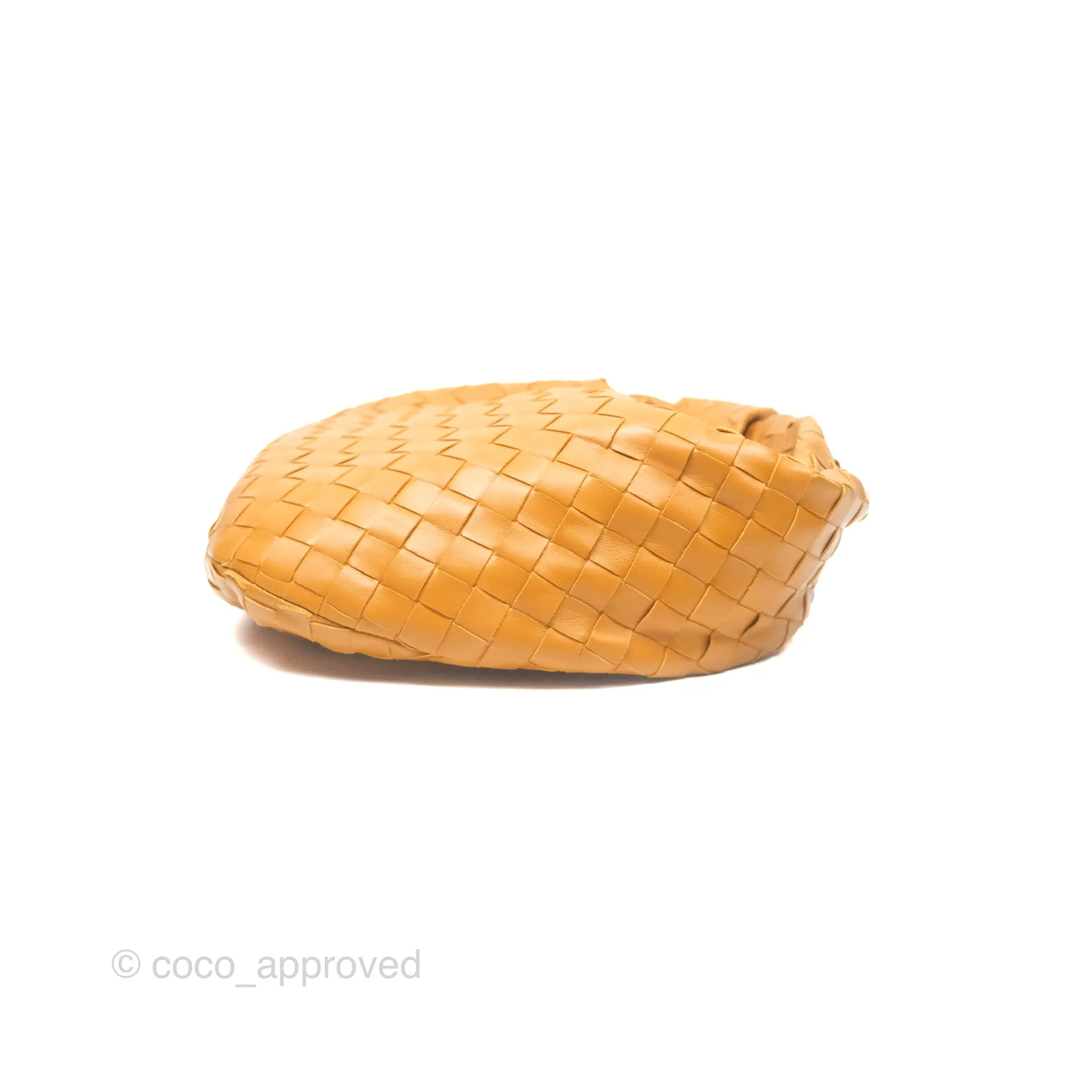 Bottega Veneta Teen Jodie Caramel Intrecciato Lambskin