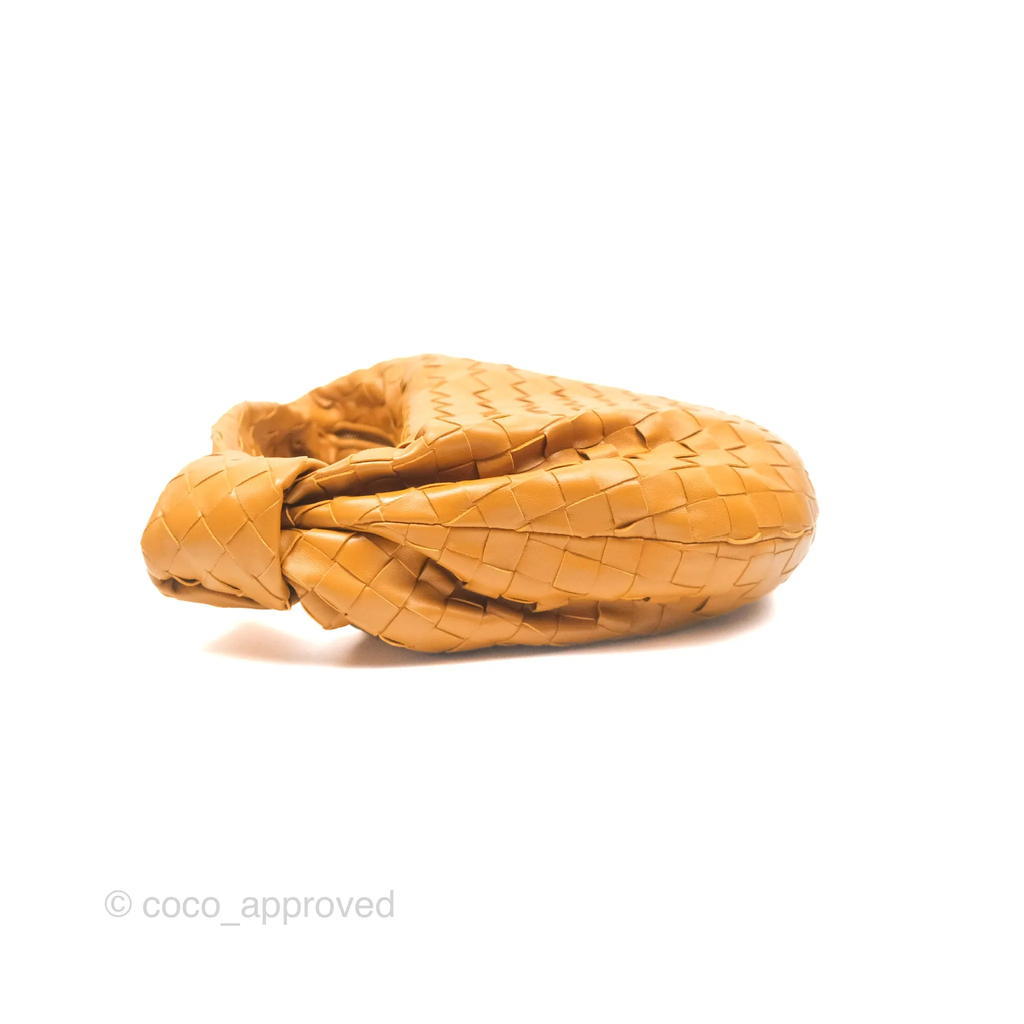 Bottega Veneta Teen Jodie Caramel Intrecciato Lambskin
