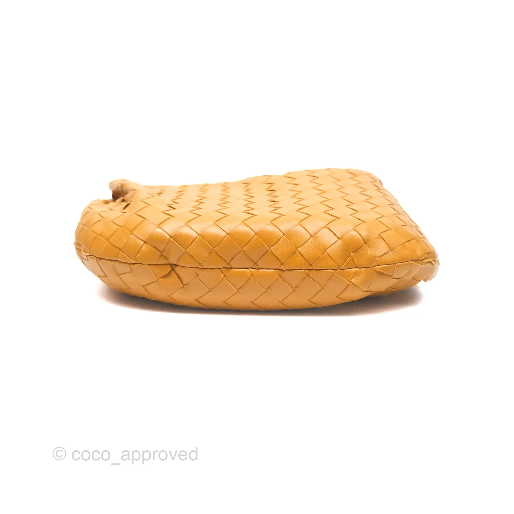 Bottega Veneta Teen Jodie Caramel Intrecciato Lambskin