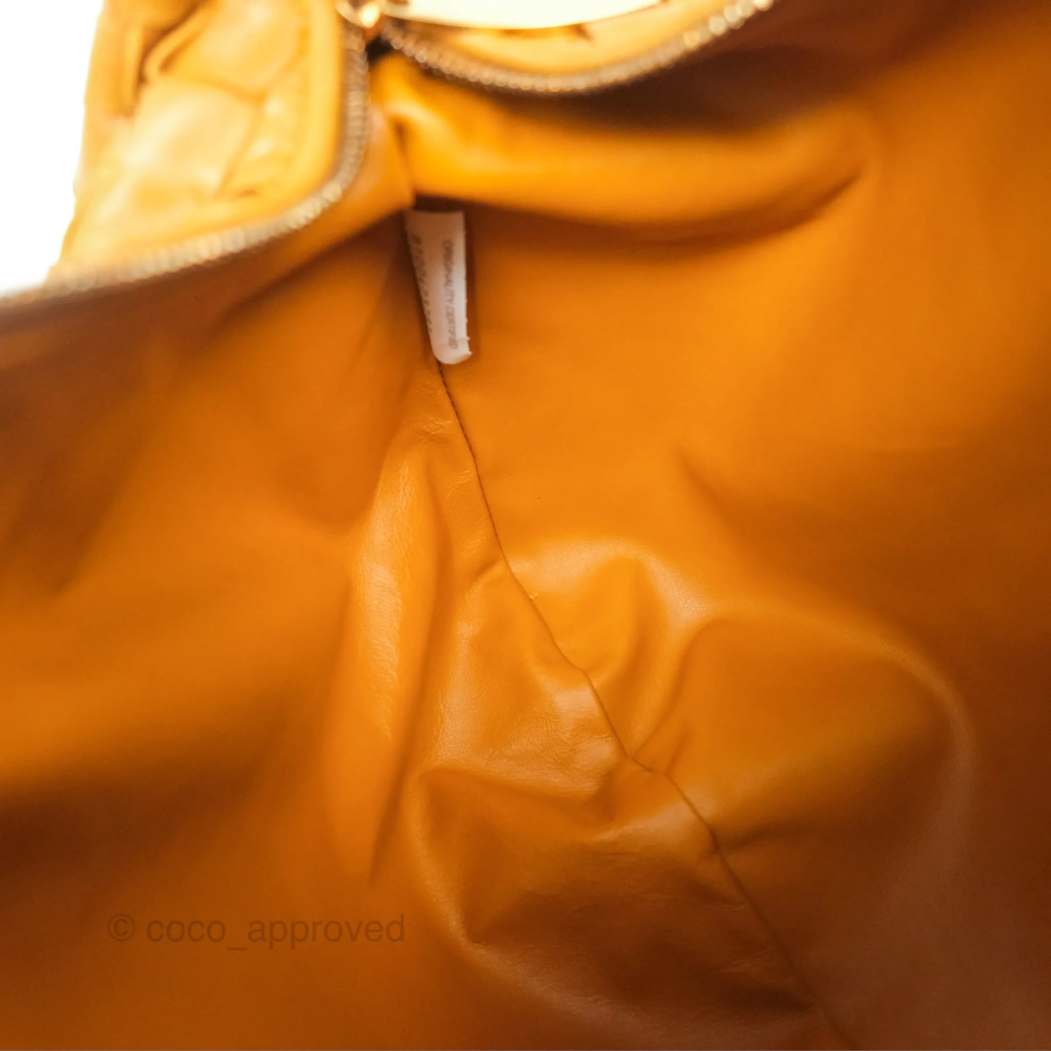 Bottega Veneta Teen Jodie Caramel Intrecciato Lambskin