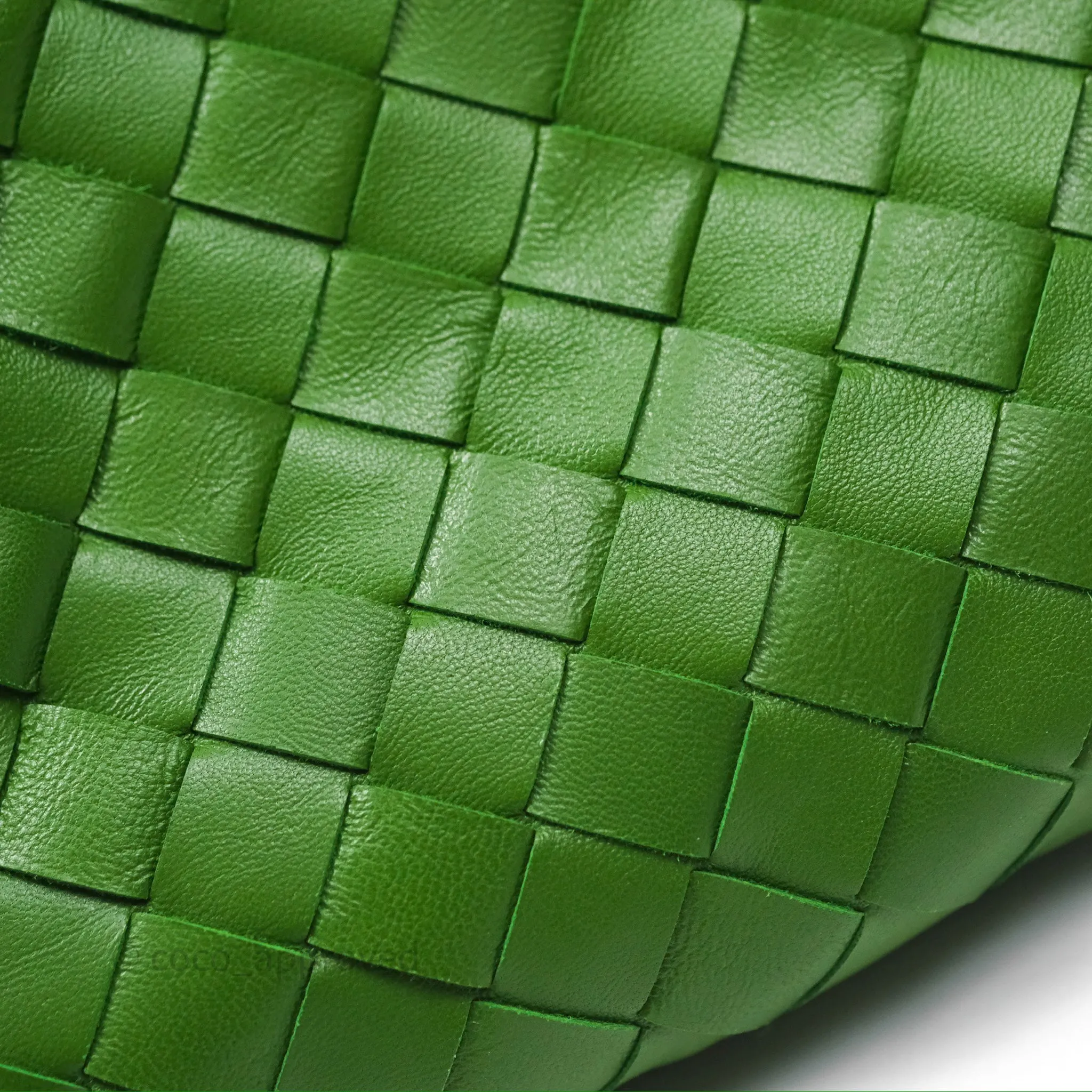 Bottega Veneta Teen Jodie Green Intrecciato Lambskin
