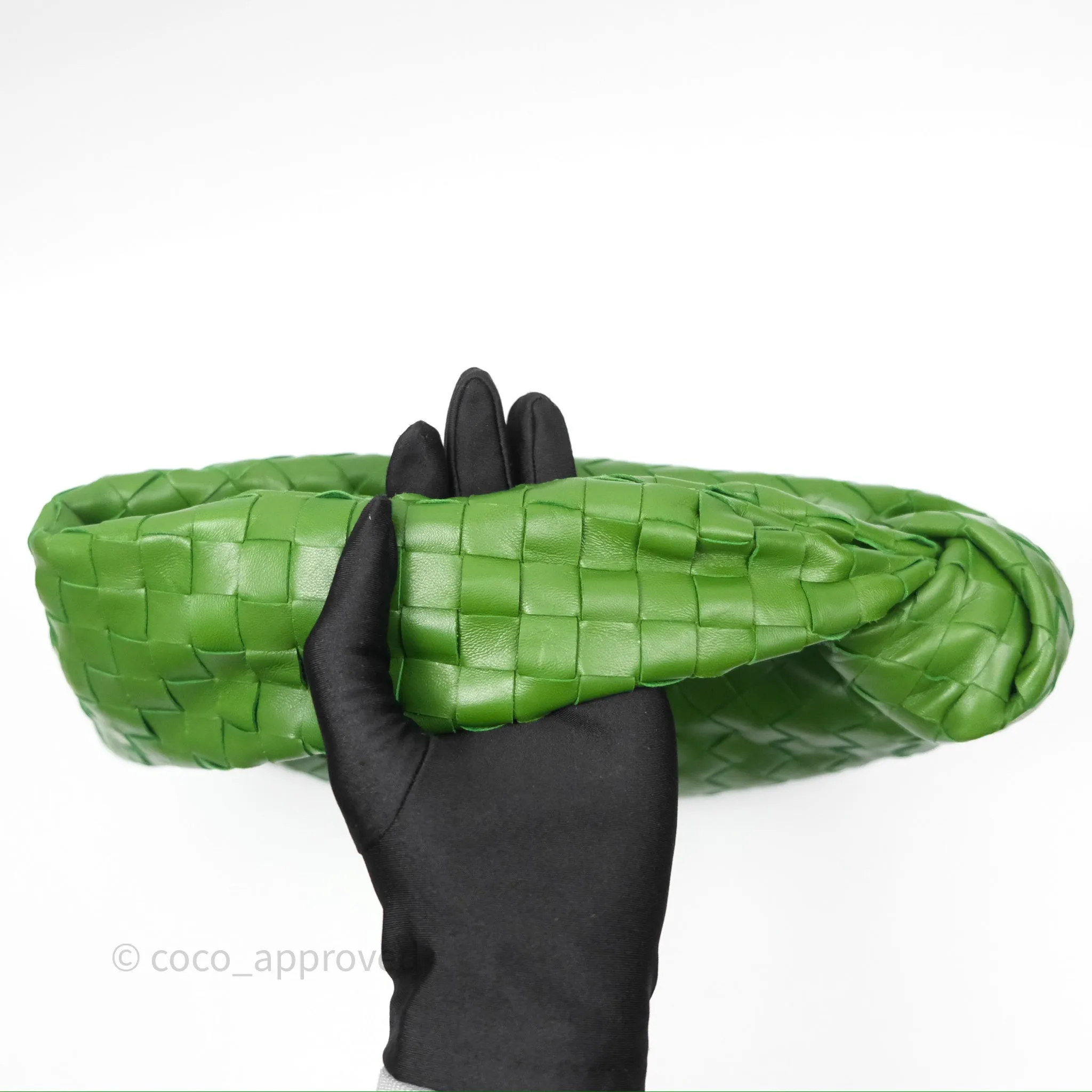 Bottega Veneta Teen Jodie Green Intrecciato Lambskin