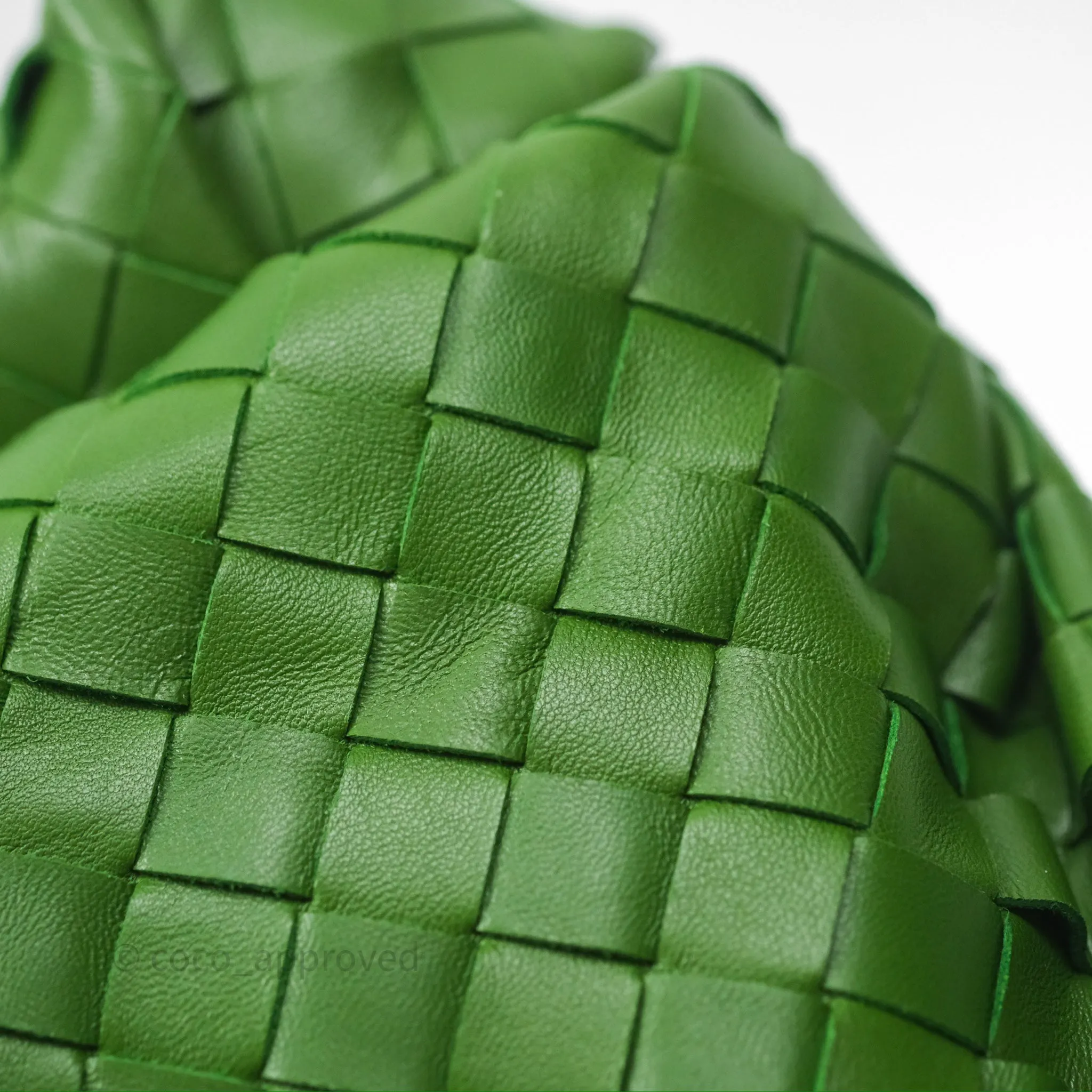 Bottega Veneta Teen Jodie Green Intrecciato Lambskin