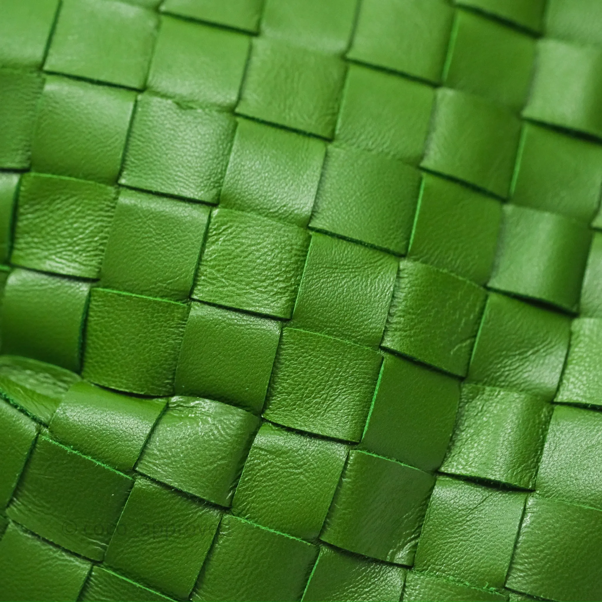 Bottega Veneta Teen Jodie Green Intrecciato Lambskin